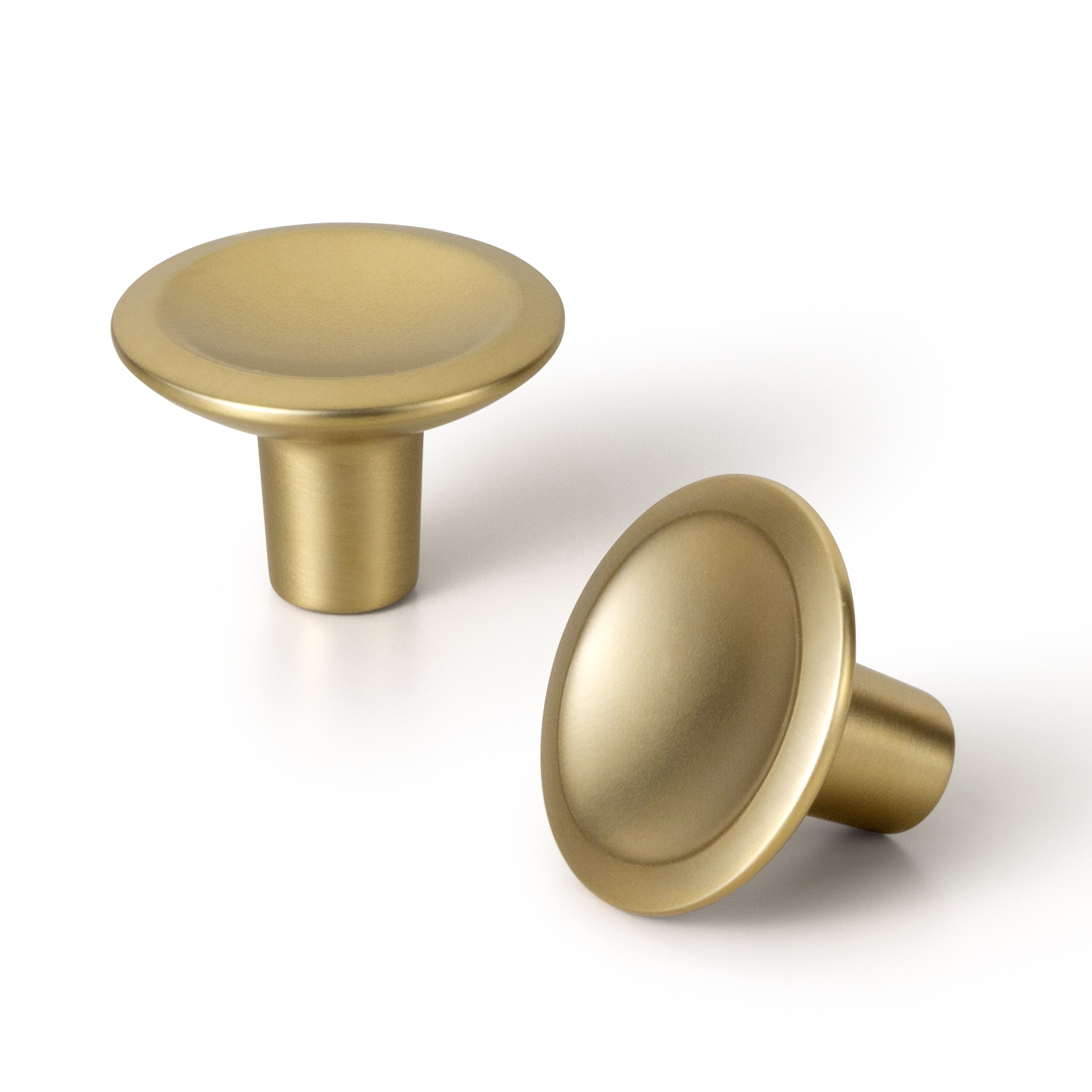 Miaokesen 9607UBR-DK-6 1-3/8-in Champagne Bronze Mushroom Modern Cabinet Knob 6 -Pack