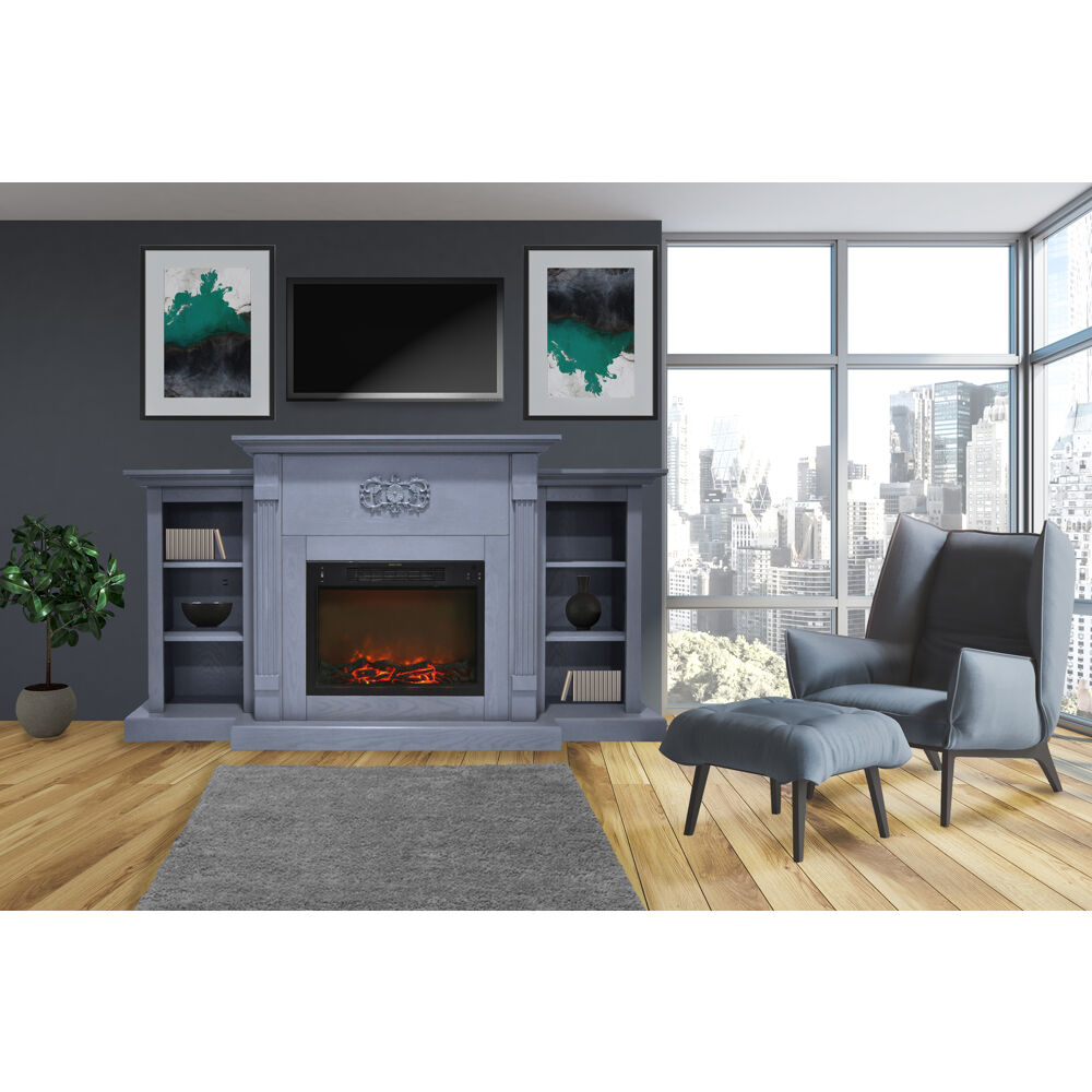 Cambridge CAM7233-1SBL Electric-Fireplaces - View #7
