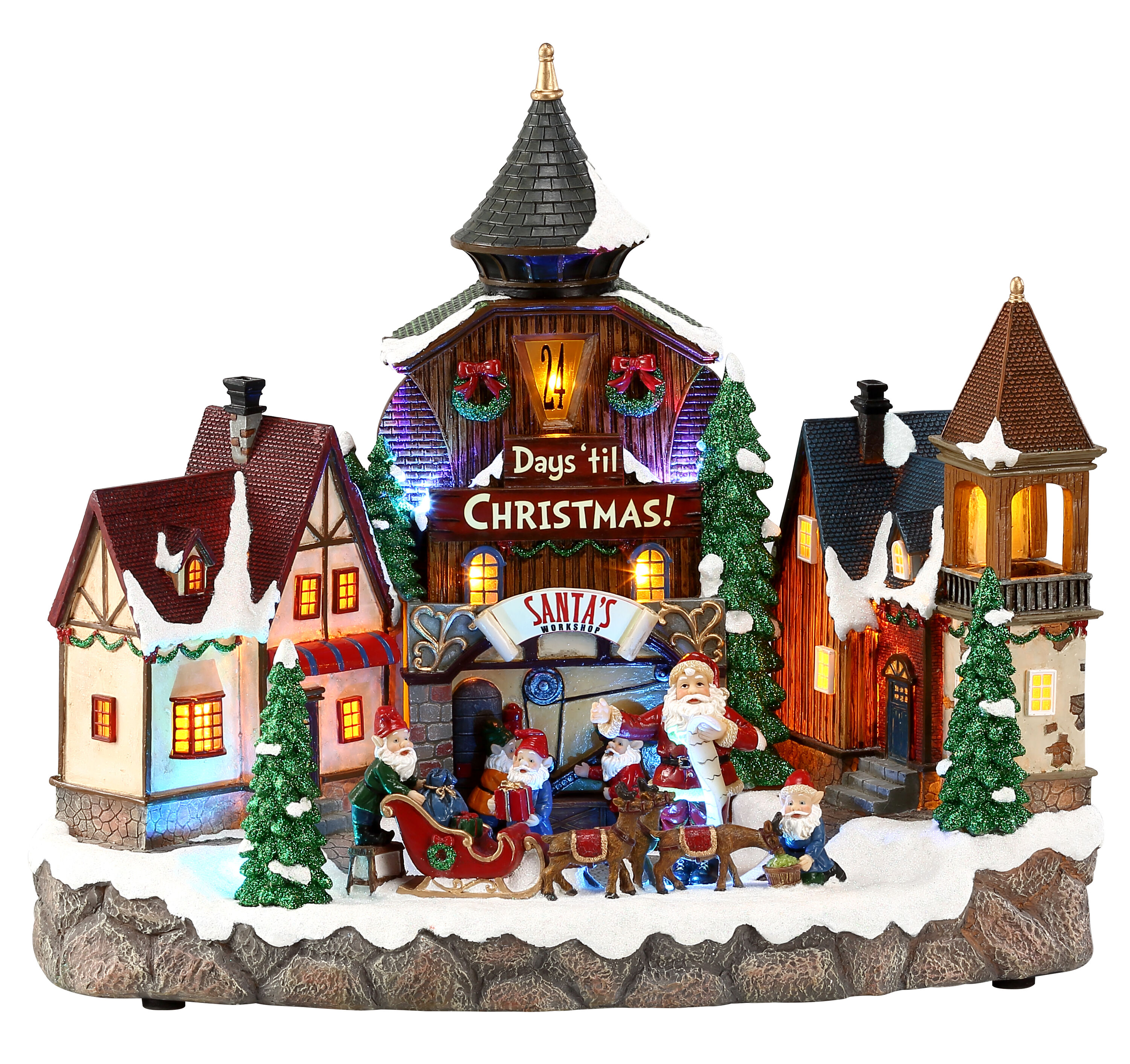 Holiday time 3 buy pc lighted village