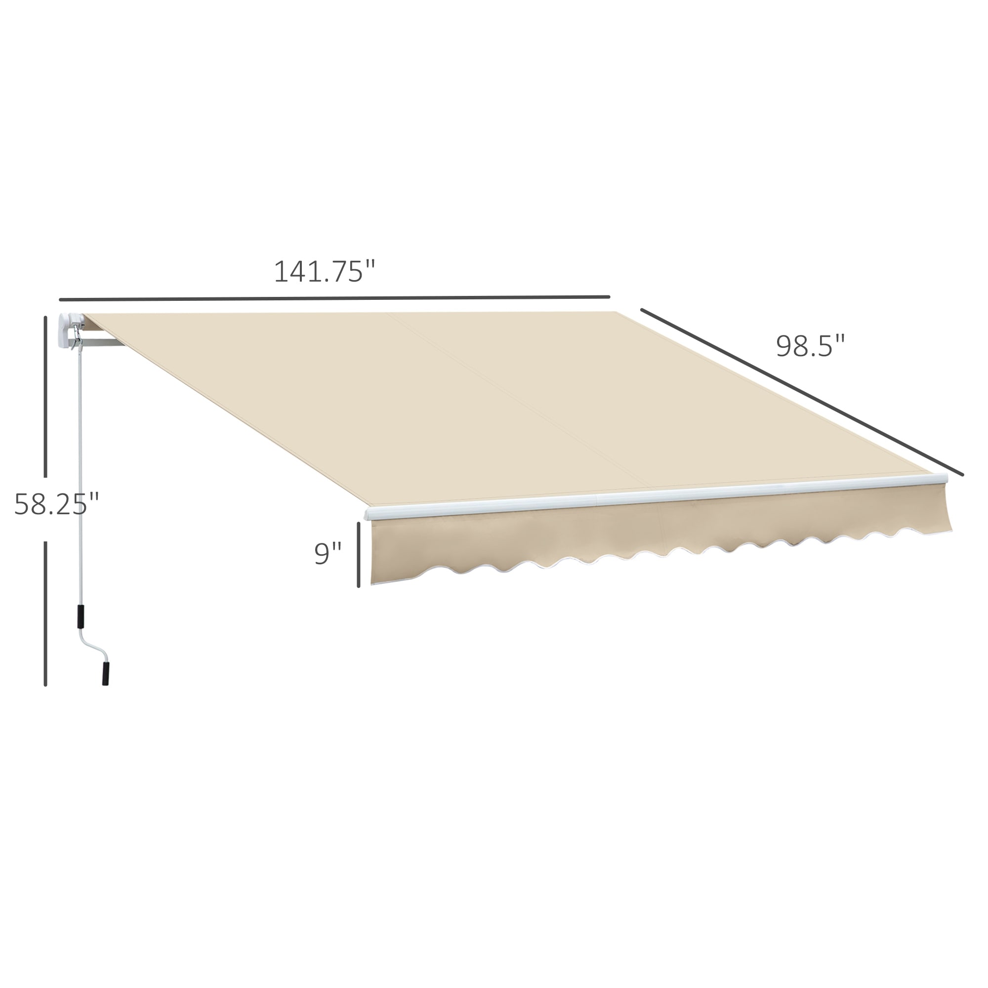 Outsunny 840-175V00CW awnings - View #3