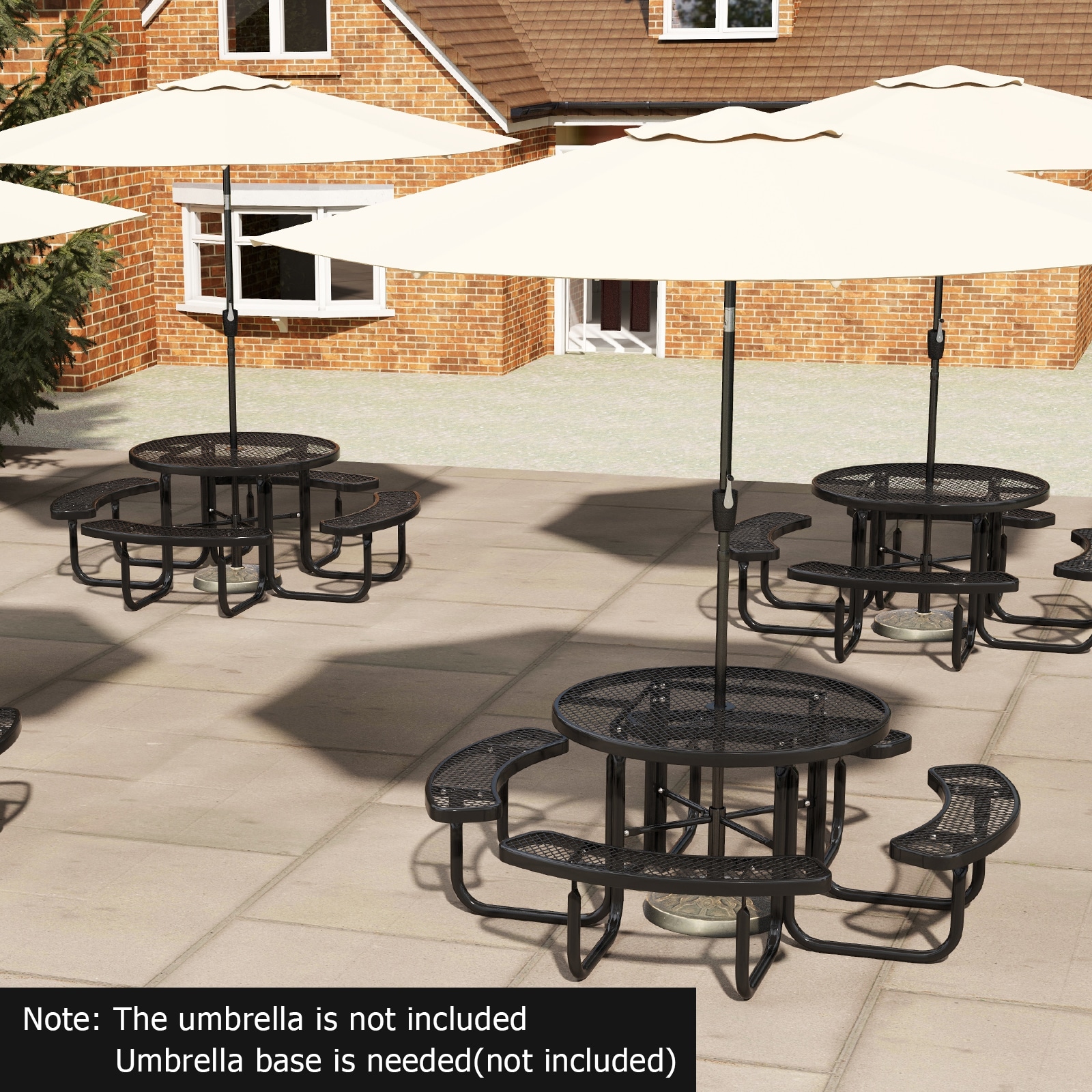 LIVIZA TDJ11795BK-X Picnic-Tables - View #7