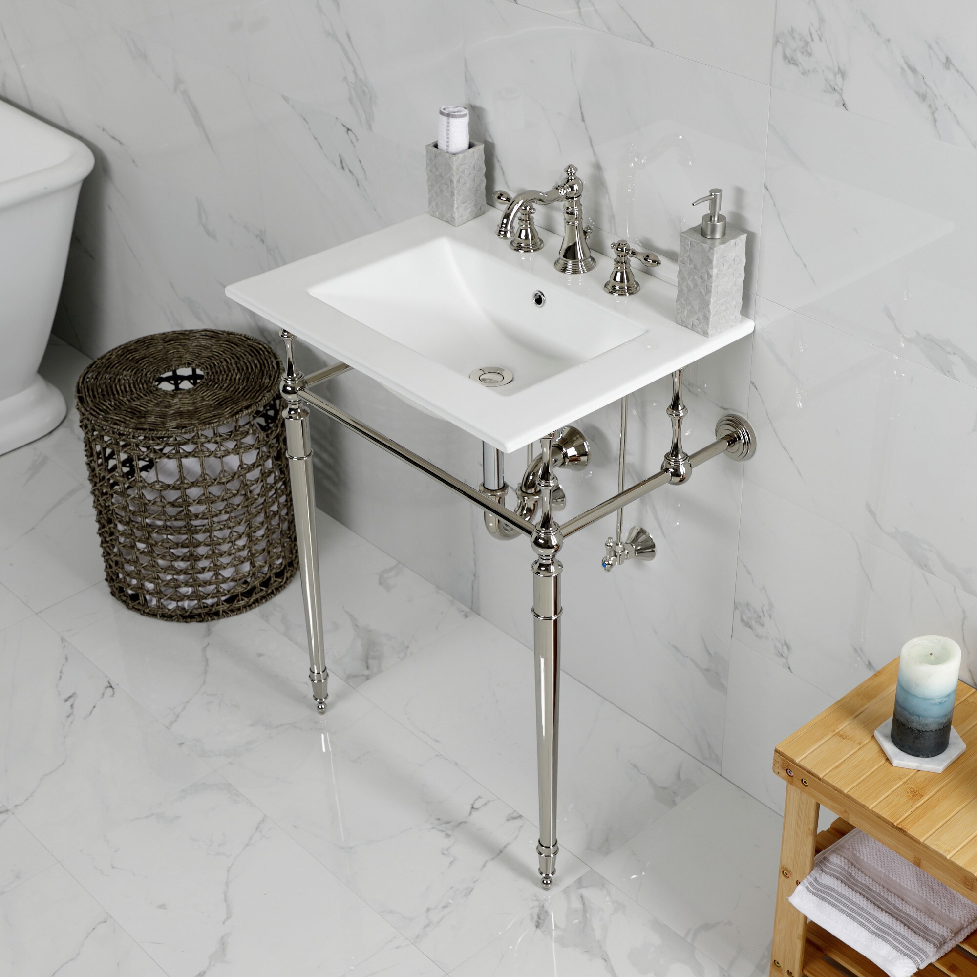 Kingston Brass WLKVPB24187W8PN Bath-Sink - View #4