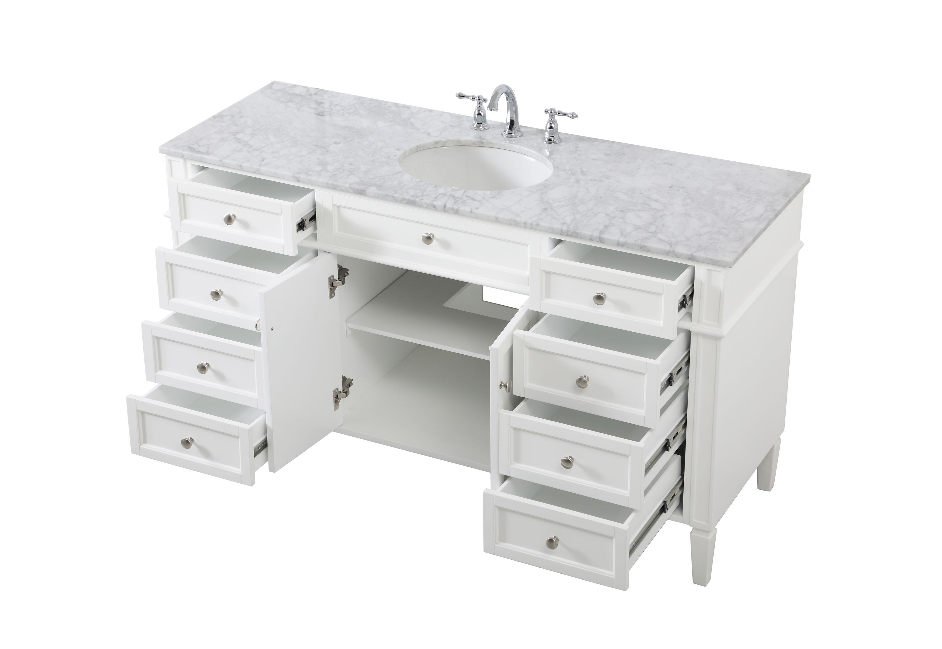 Elegant Decor HF37680WH Bath-Vanity-Combo - View #10
