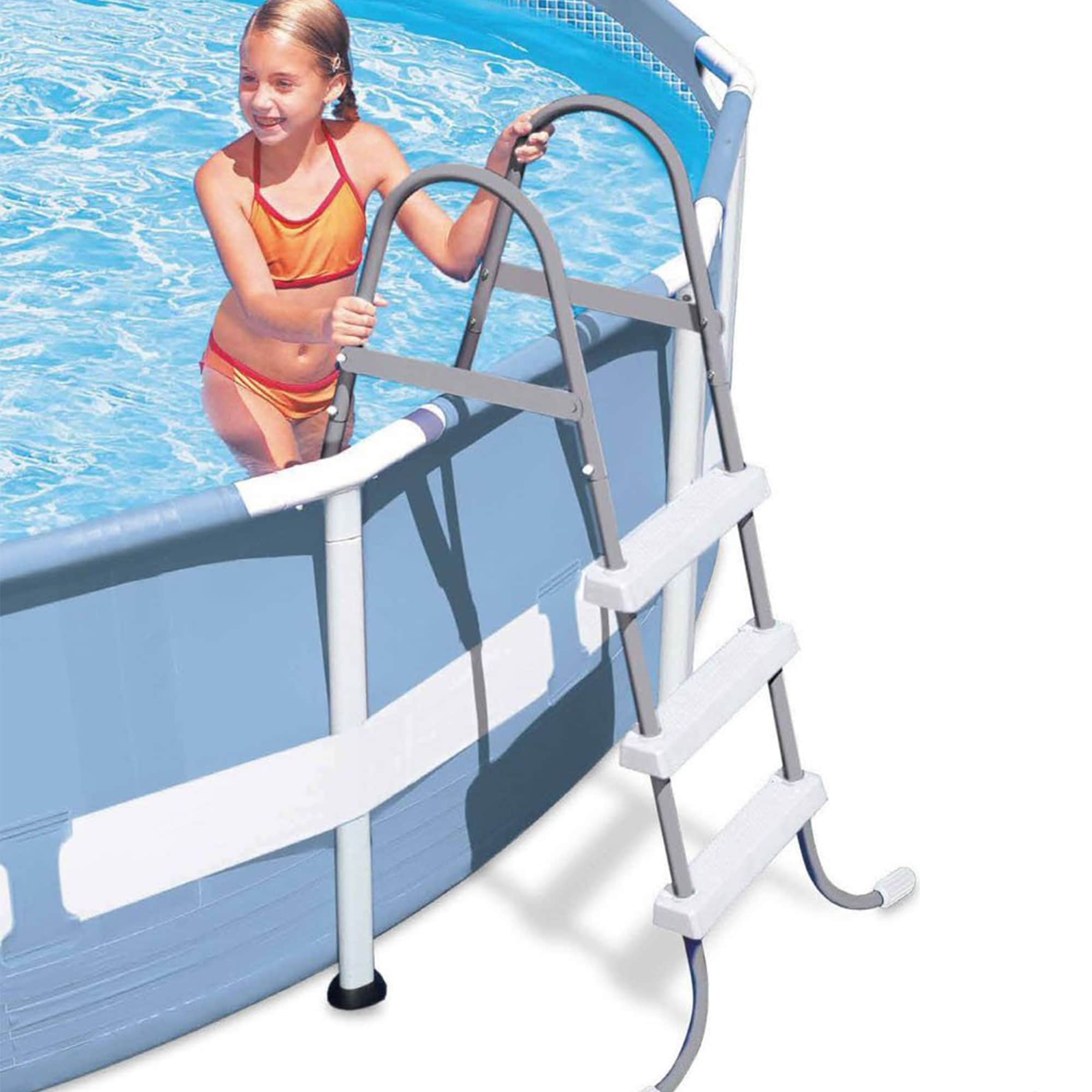 Intex 175565 Above-Ground-Pool-Lad-Steps - View #4