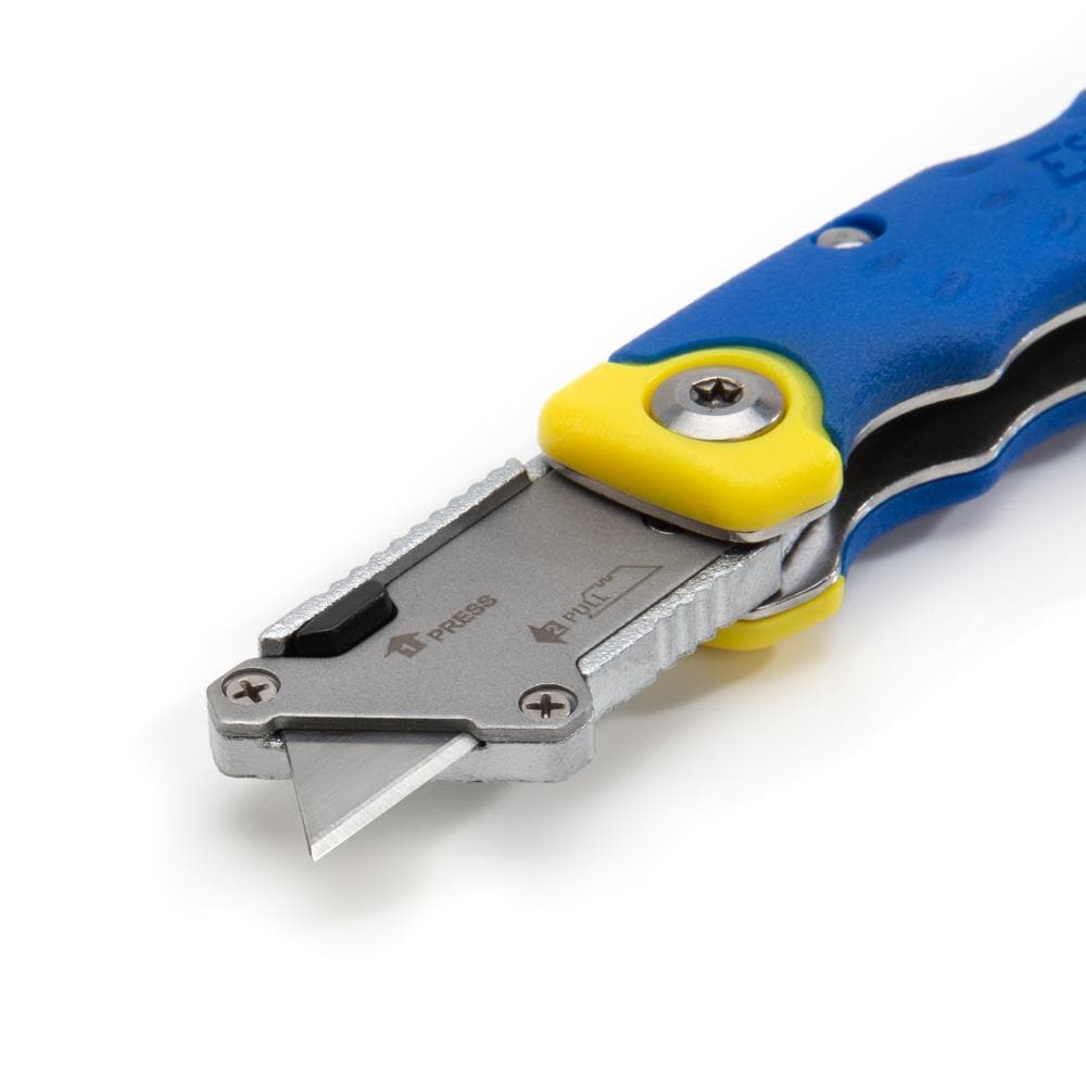 10 Knife Utility Box Cutter Plastic Retractable Lock Razor Sharp Blade Tool  Sets