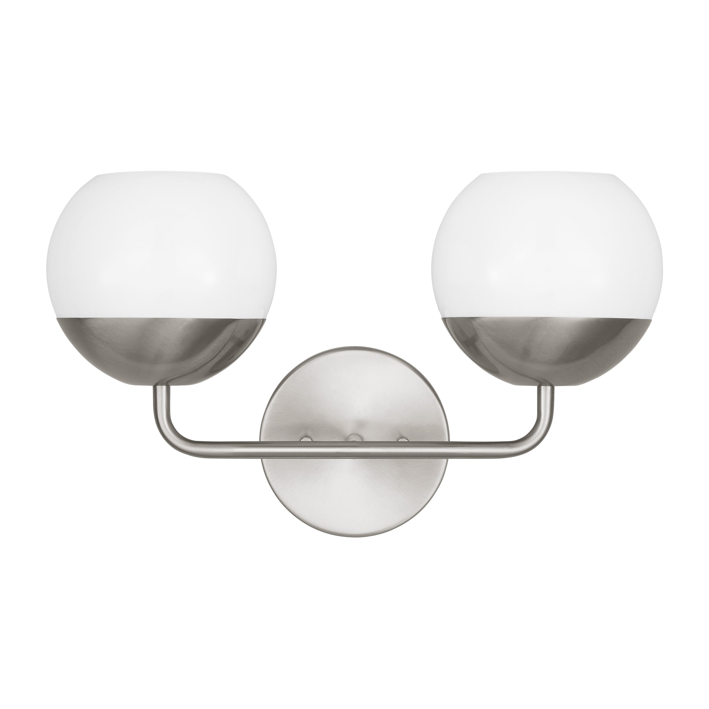 Generation Lighting 4468102EN3-962 Alvin 16.5-in 2 -Light Brushed Nickel Modern/contemporary Vanity light