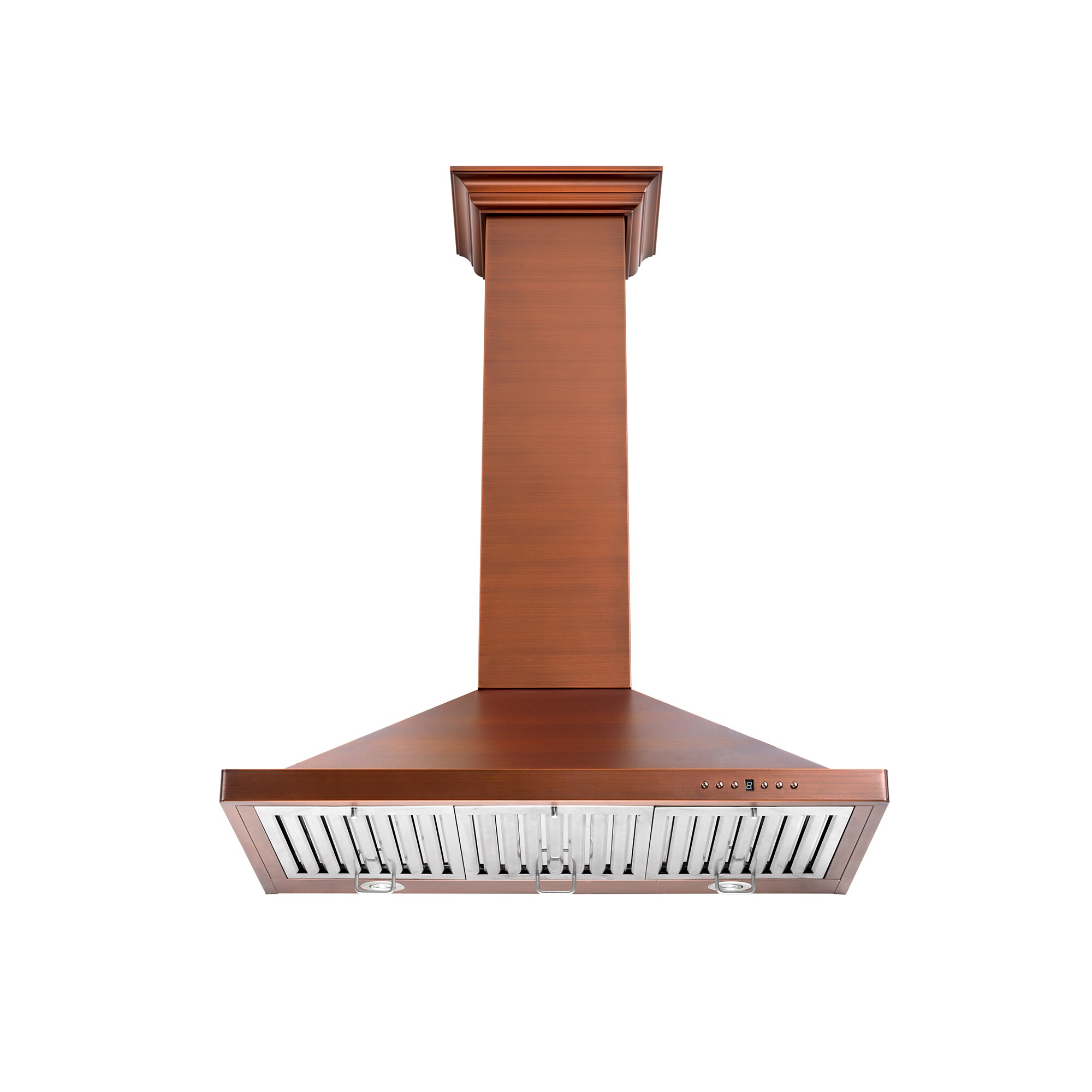 ZLINE KITCHEN & BATH Wall Mount Range Hood 36-in 400-CFM Convertible Wood  Wall-Mounted Range Hood