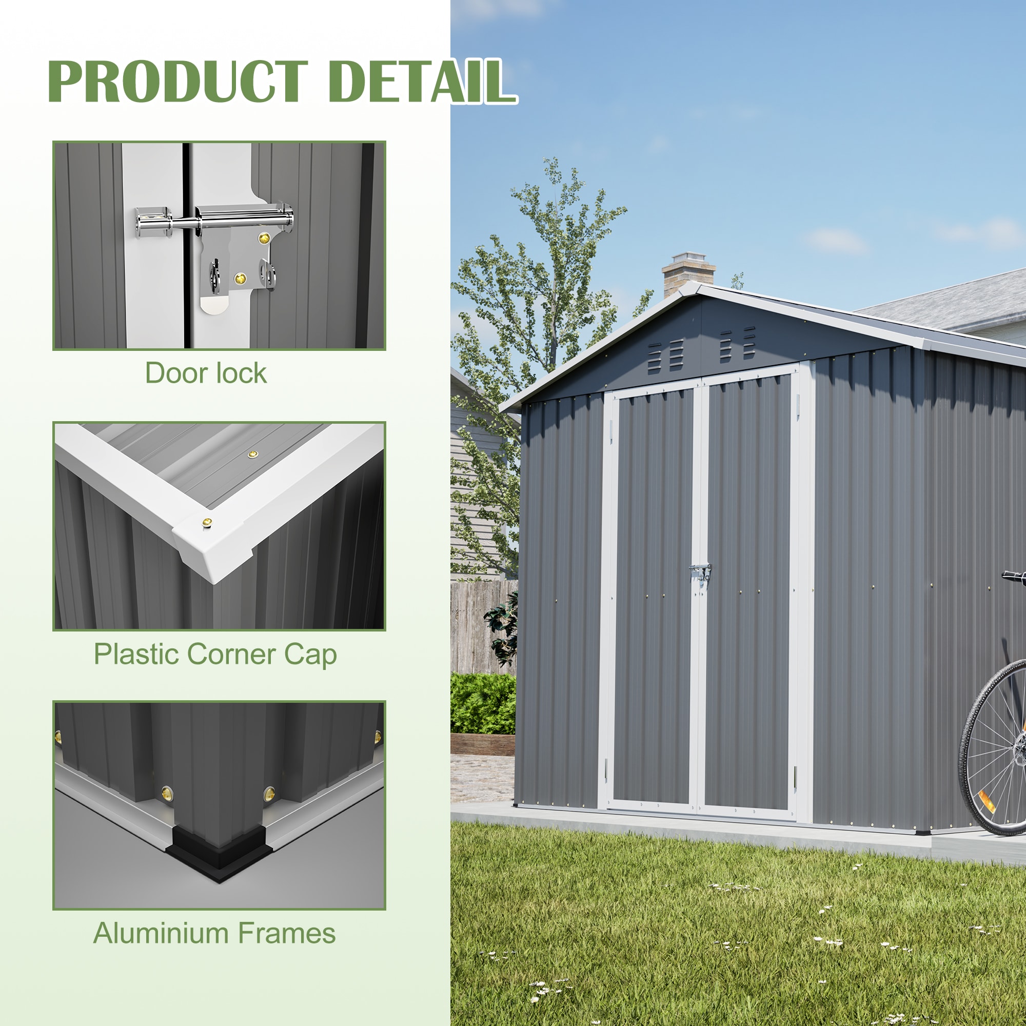 Mondawe MD-HG61M1381 Metal-Storage-Buildings-Sheds - View #10