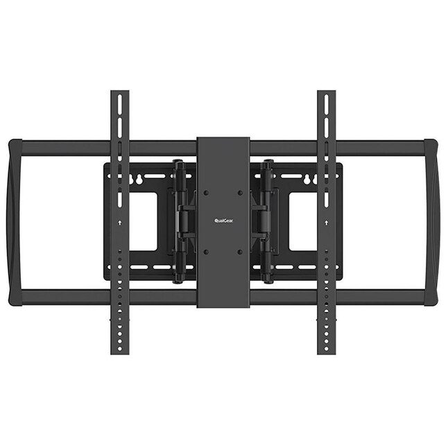 Qualgear 60 In 100 Full Motion Wall Tv Mount Fits Tvs Up To 102 Hardware Included The Mounts Department At Com - Wall Full Of Tvs