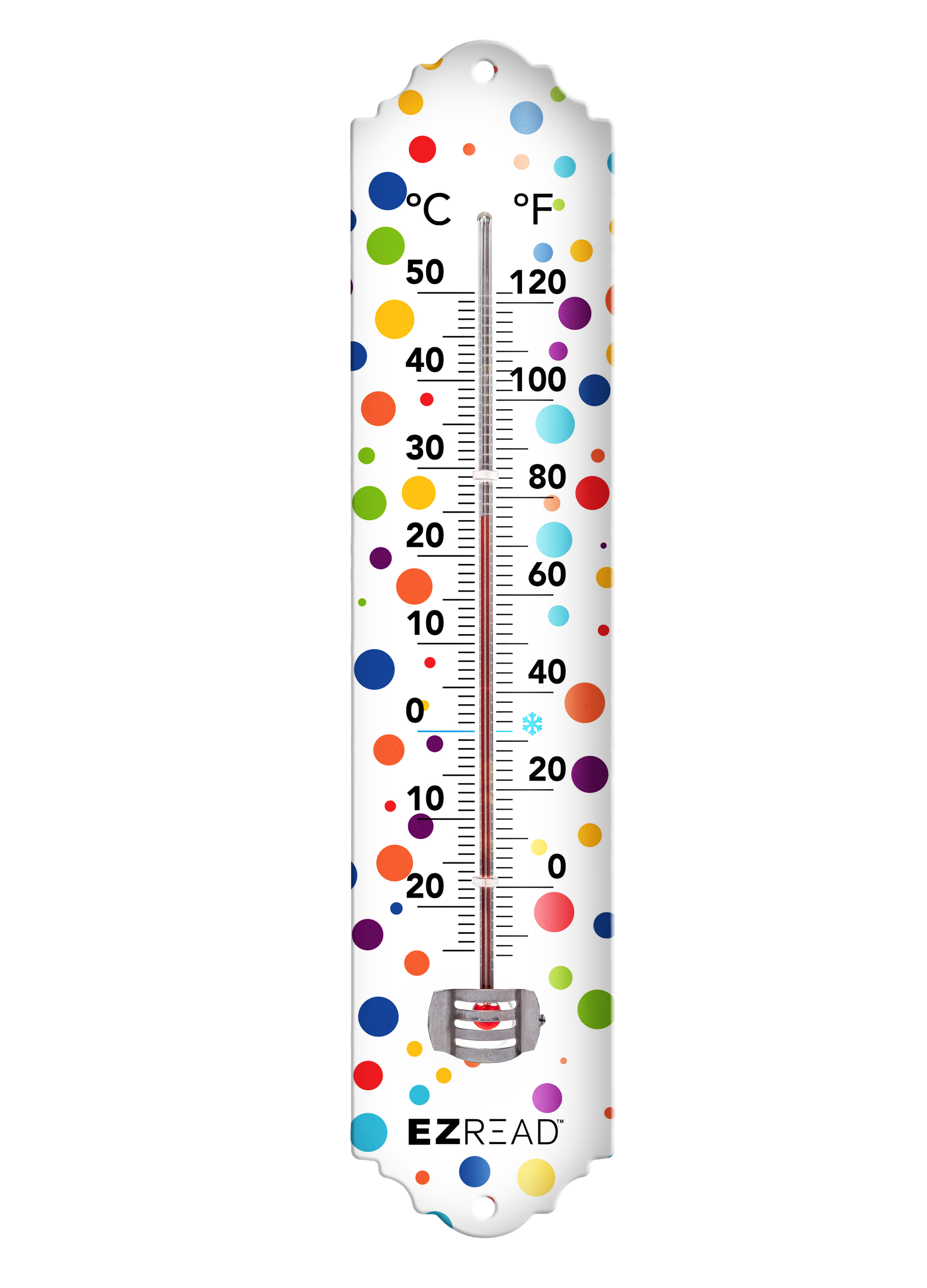 EZRead Analog Indoor or outdoor Multiple colors/finishes Classic Thermometer #840-0123