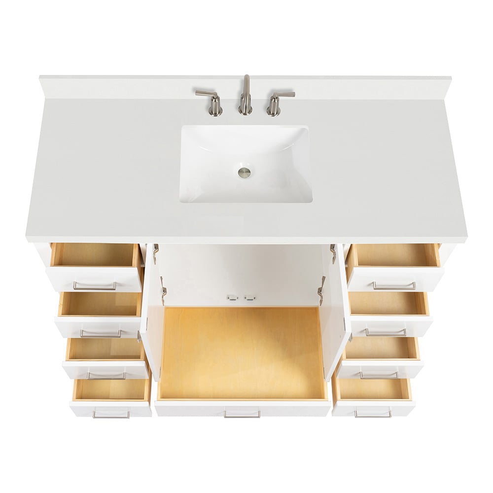 ARIEL A055SWQRVOWHT Bath-Vanity-Combo - View #6