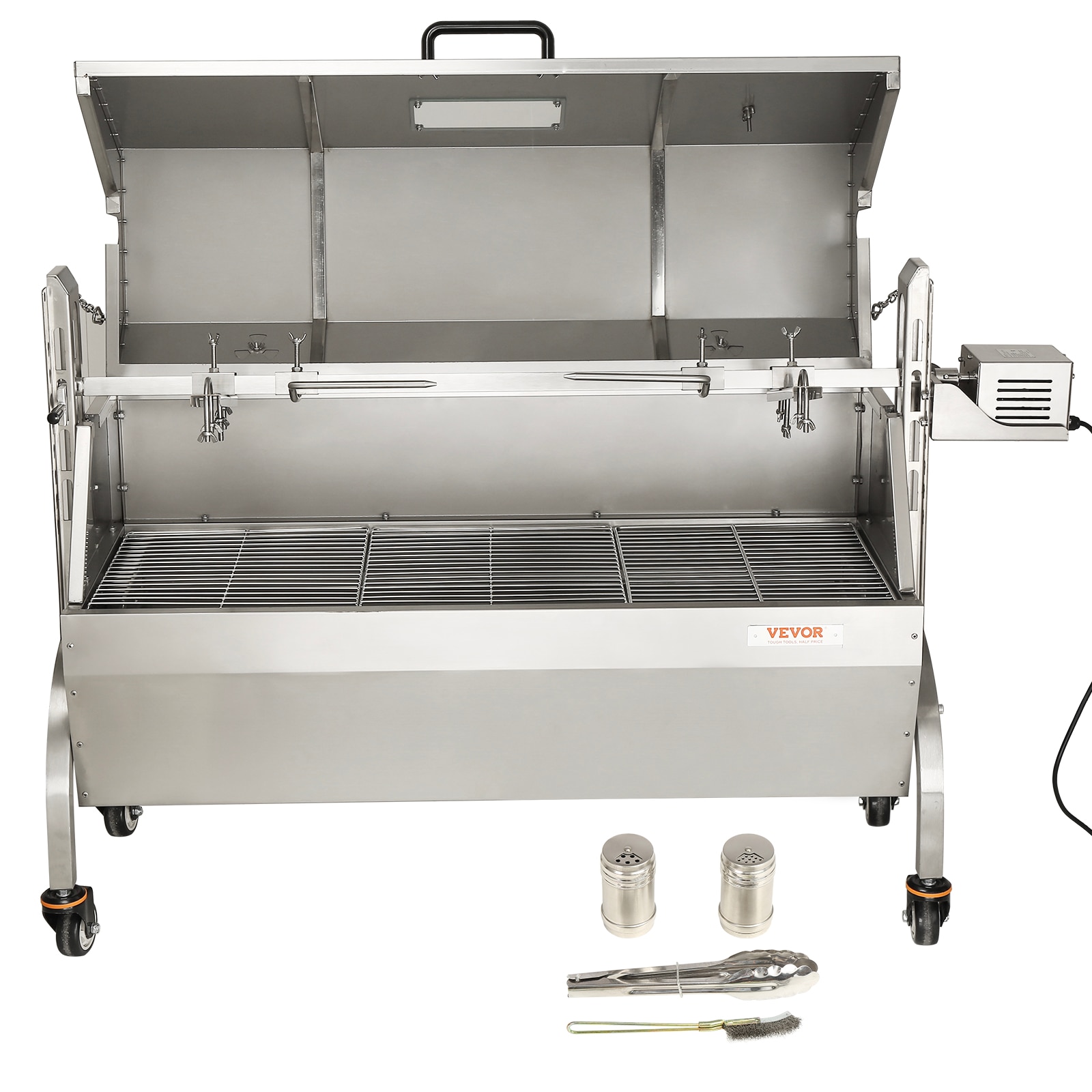 American Blaze 60 Counter-Top Charbroiler & Grill- Spinning Grillers