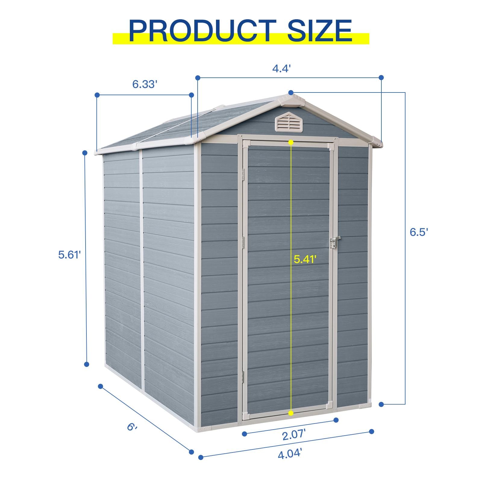 Bayfeve BF-54020-SD Vinyl-Resin-Storage-Buildings - View #10