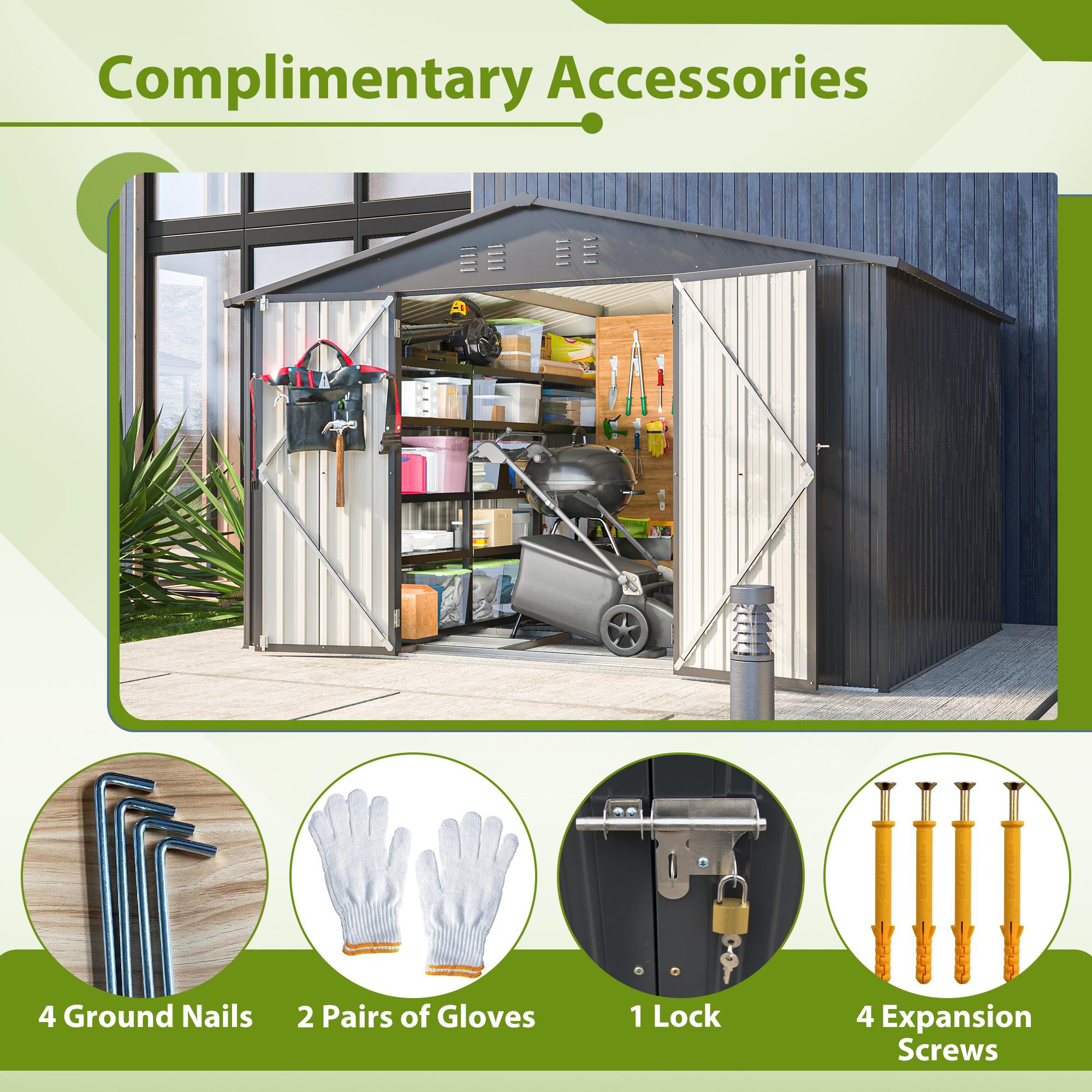 Bayfeve BF-250546-SD Metal-Storage-Buildings-Sheds - View #10