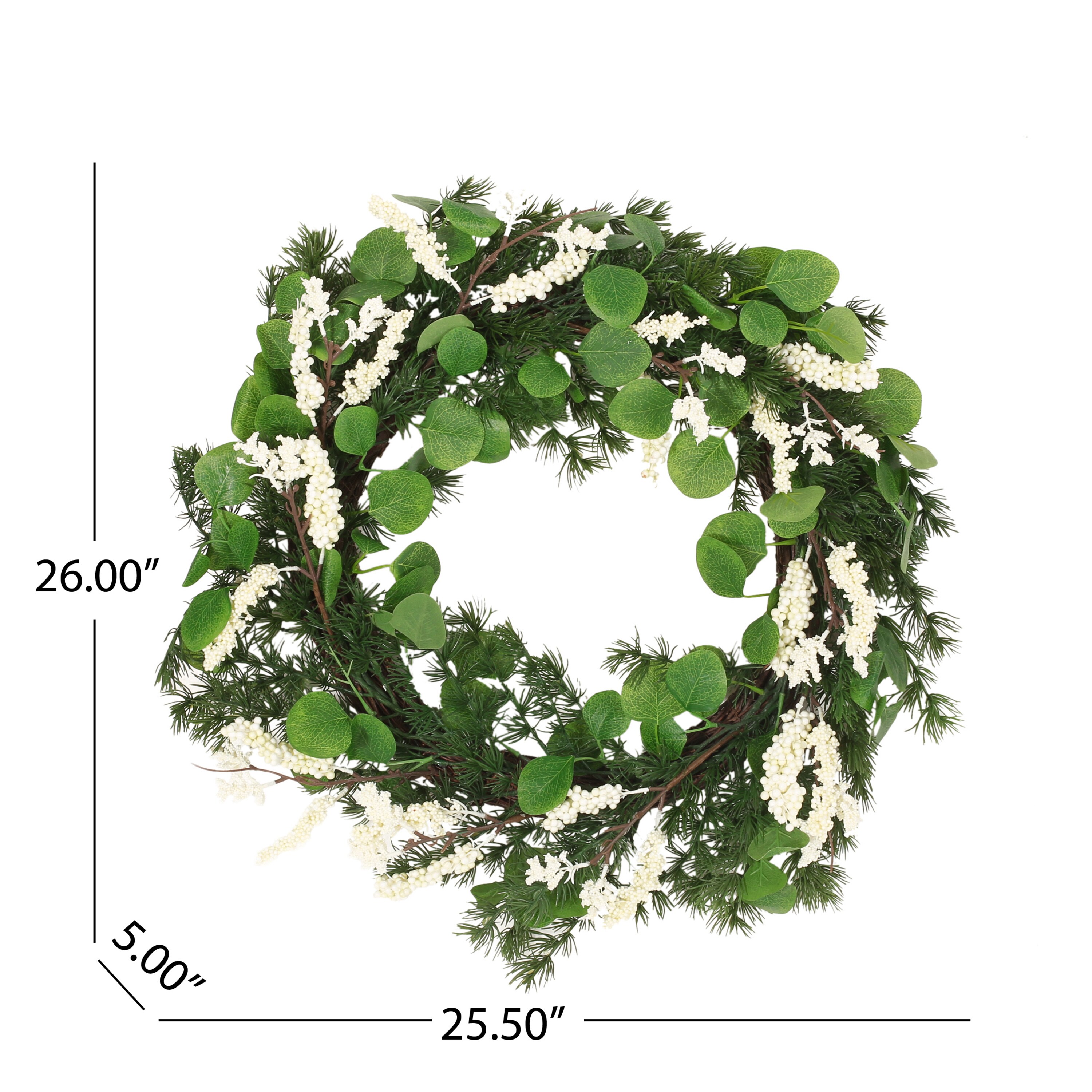 AAZJ NBC-CM73055 Artificial-Christmas-Wreaths - View #6