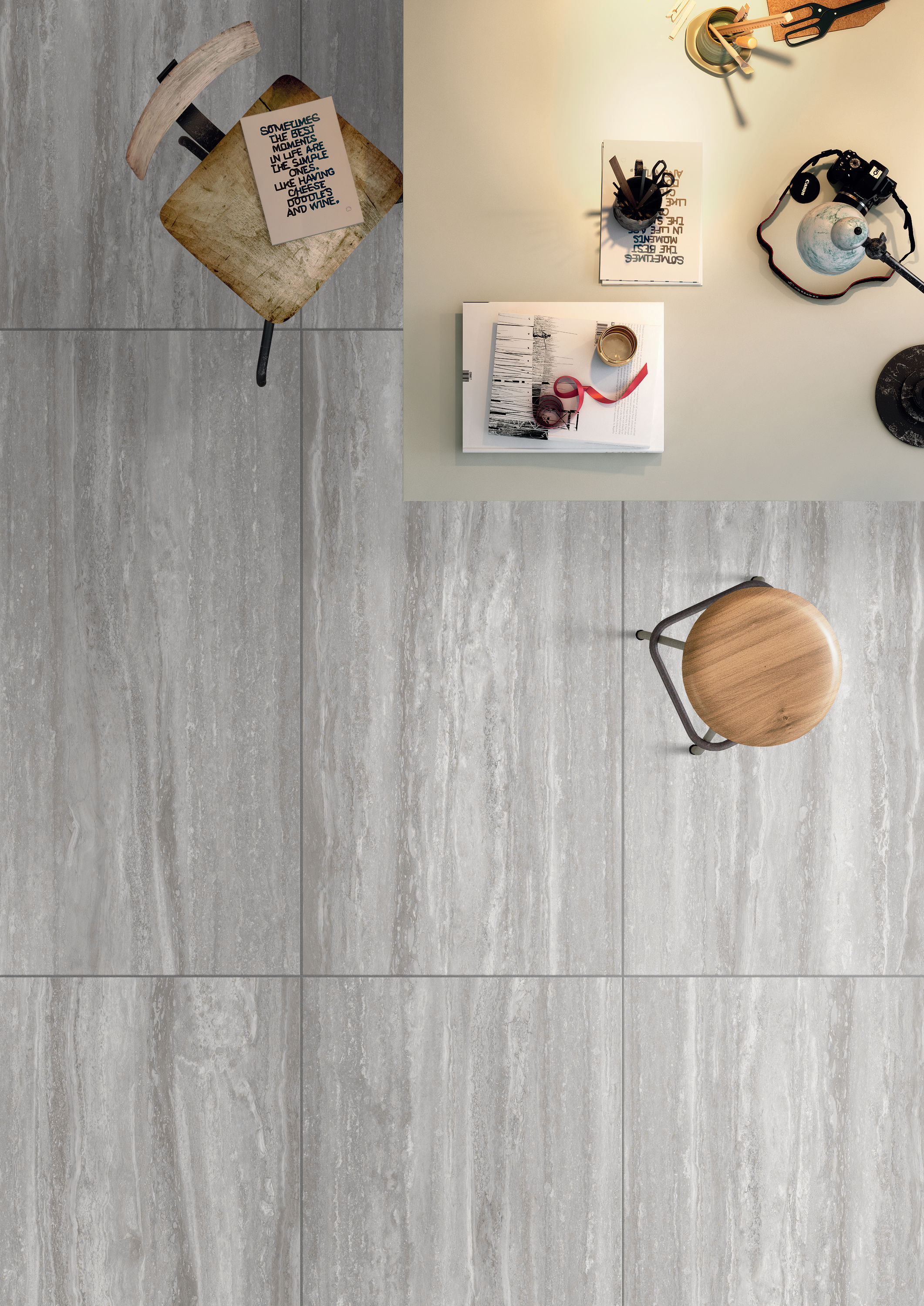Emser ESPLANADE Trail Porcelain Border Tile (12-in x 12-in)