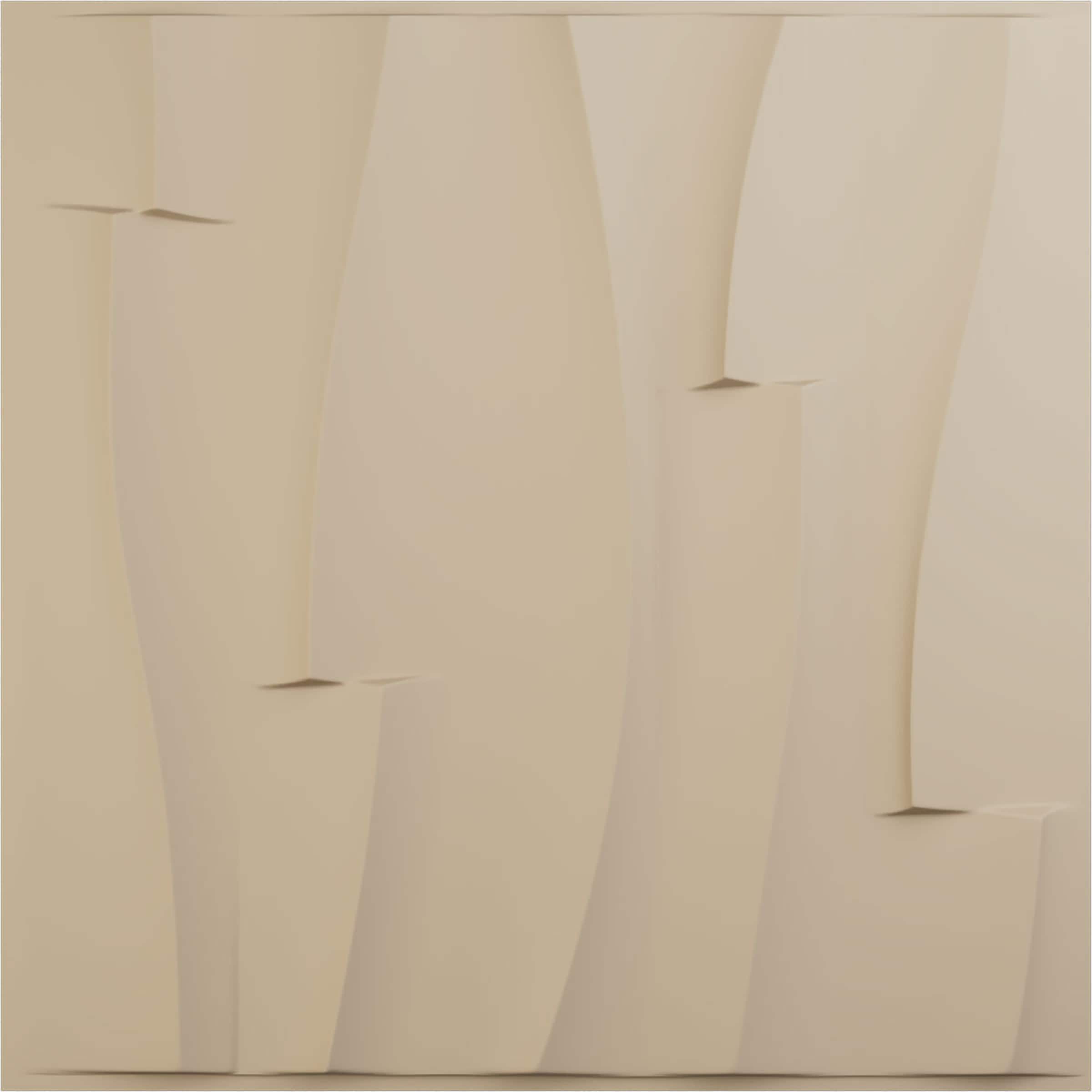 Ekena Millwork WP20X20BVGBE-CASE-12 19-5/8-in x 19-5/8-in Embossed Paintable/Stainable Brown/Tan PVC Wall Panel ( 12 -Pack, Covers 32.04 )