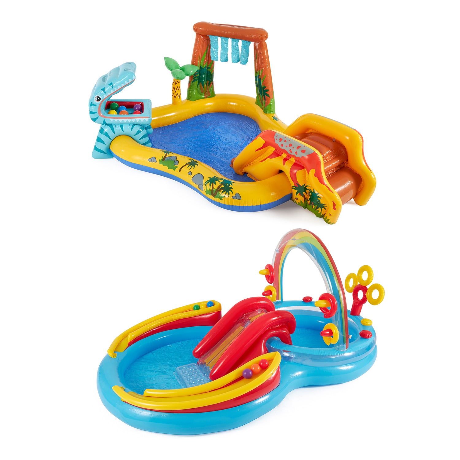 Intex 95-Inches L x 75-Inches W Multi Round Kiddie Pool #113962