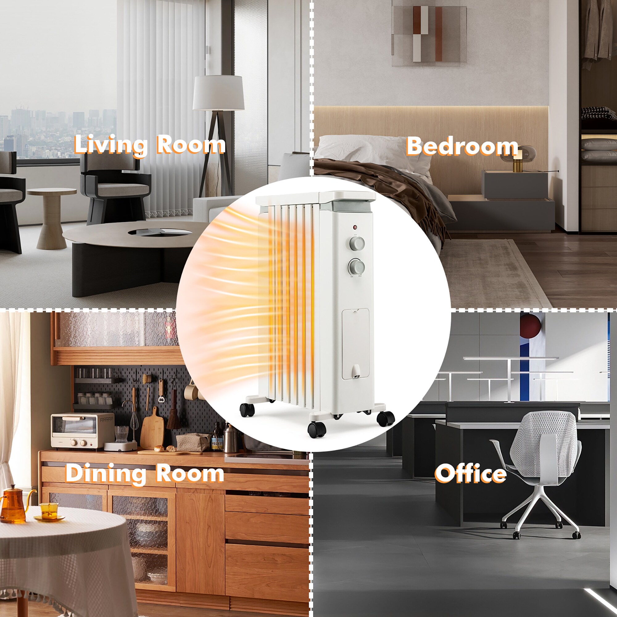 Costway SWL00045 Portable-Electric-Heat - View #7
