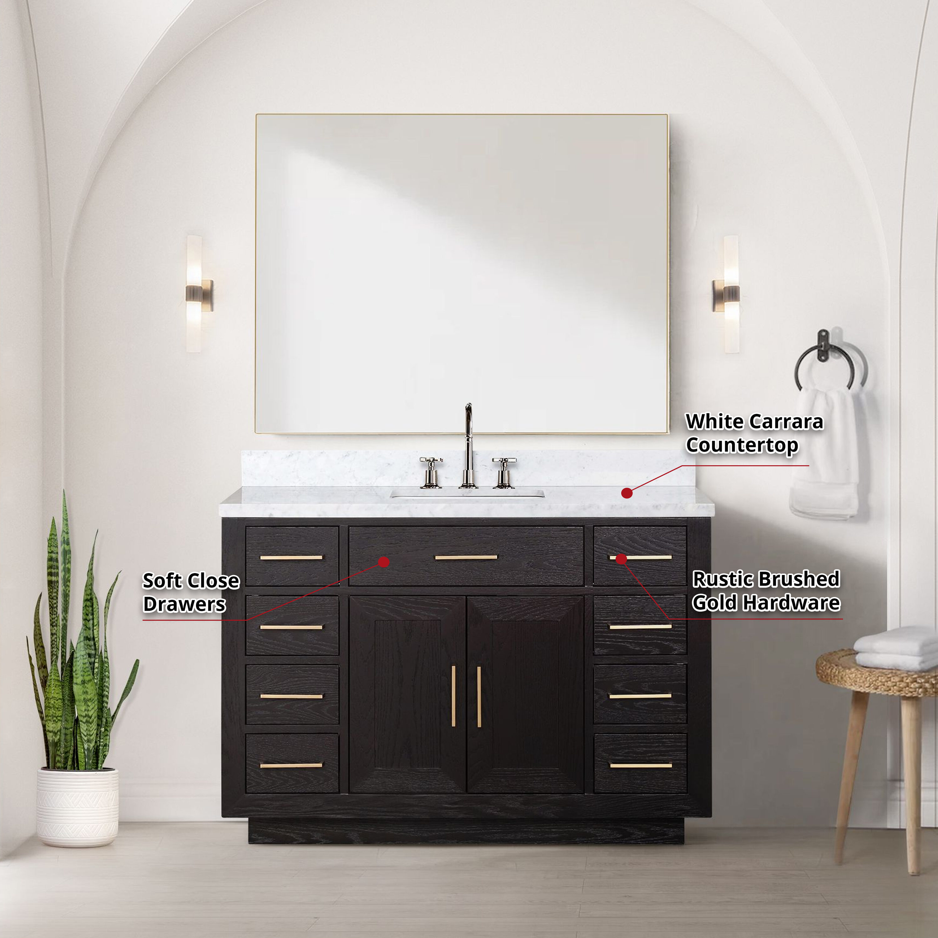 Lexora LVGI48SJ111 Bath-Vanity-Combo - View #7