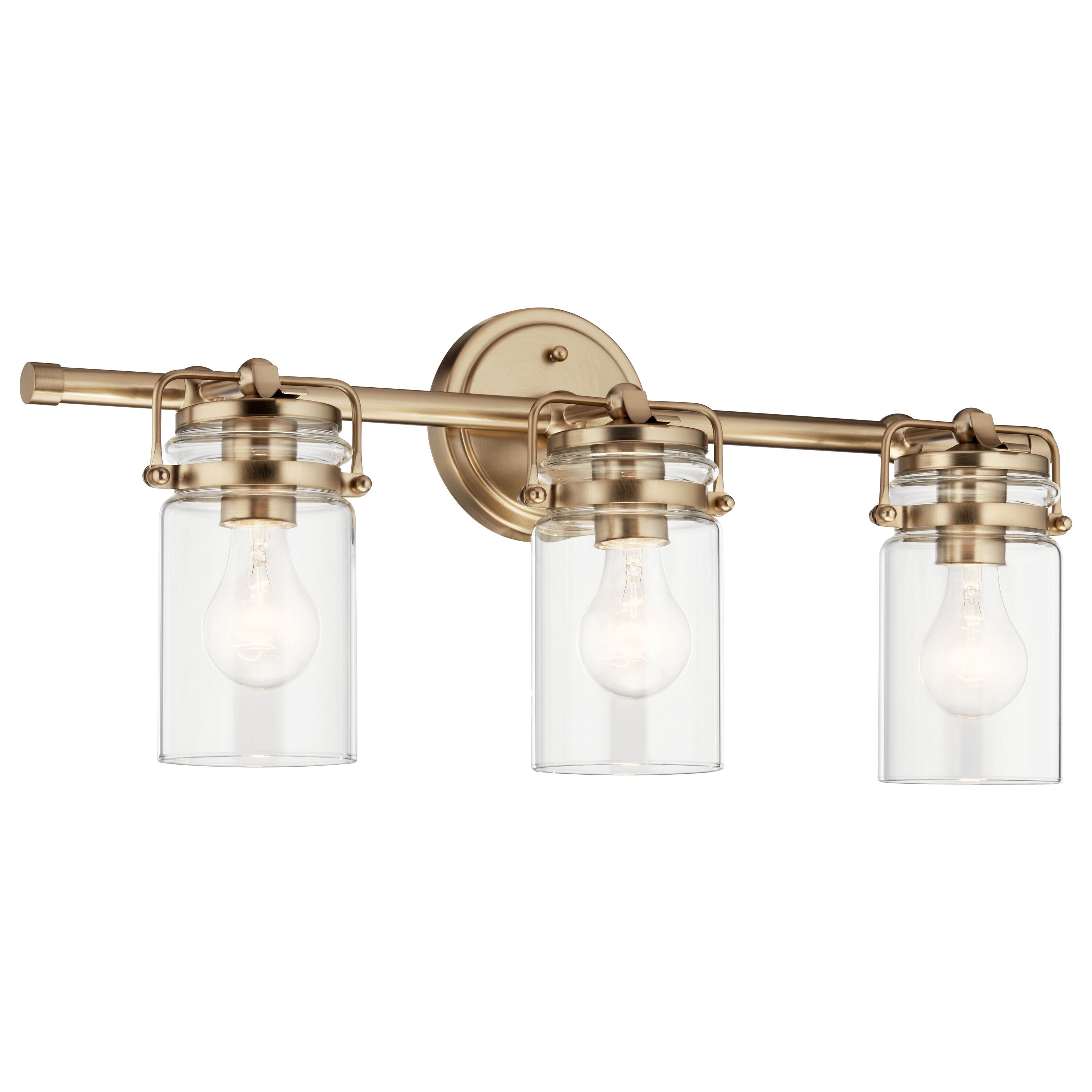 Lowes gold online bathroom light fixtures