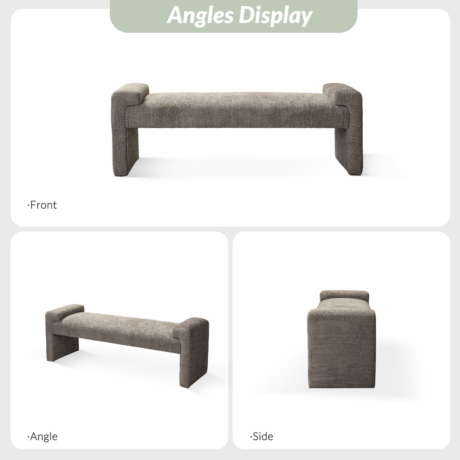 14 Karat Home BEJK0788-GRY bench - View #6