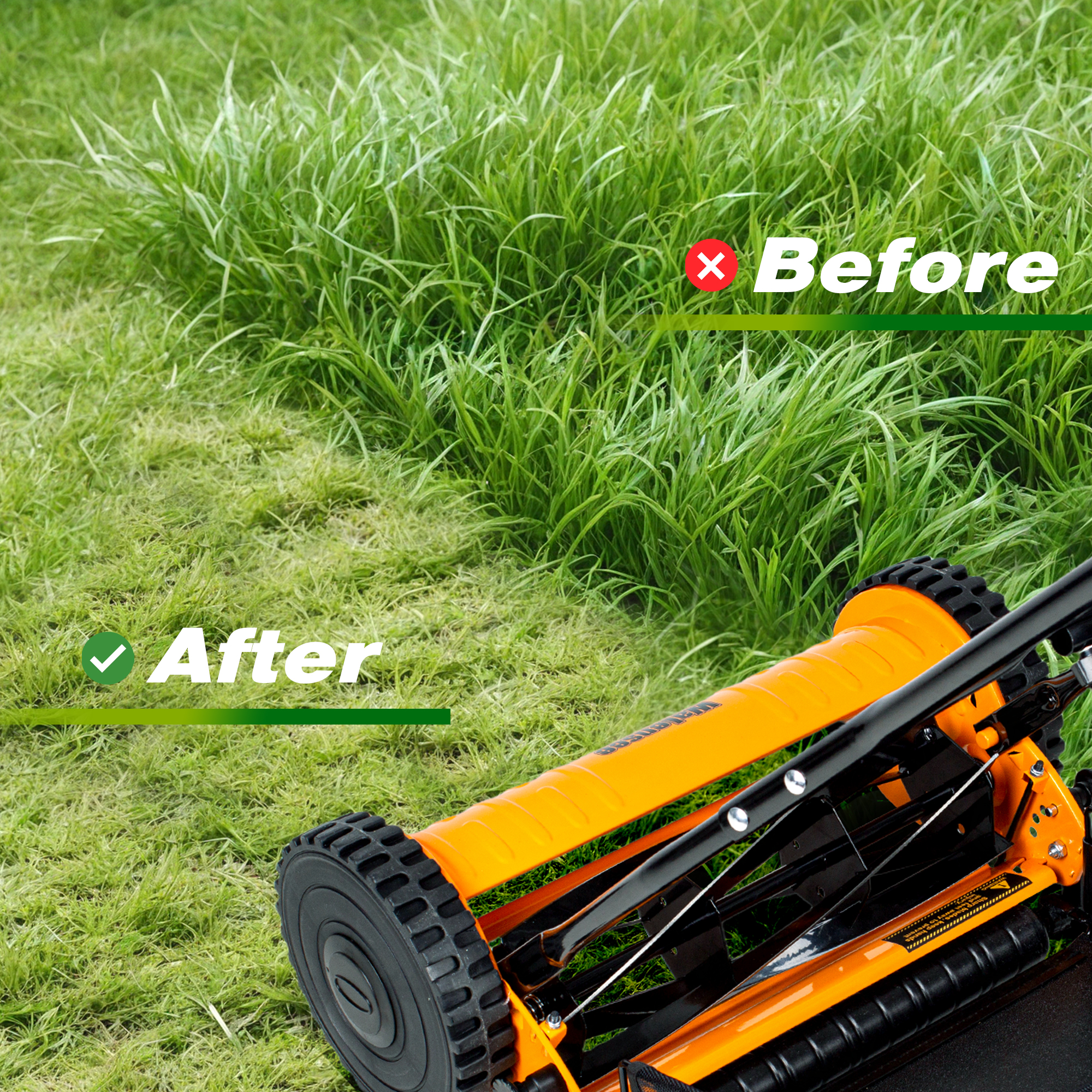 Walensee WBLM-001-14-LS Push-Mower-Reel - View #6