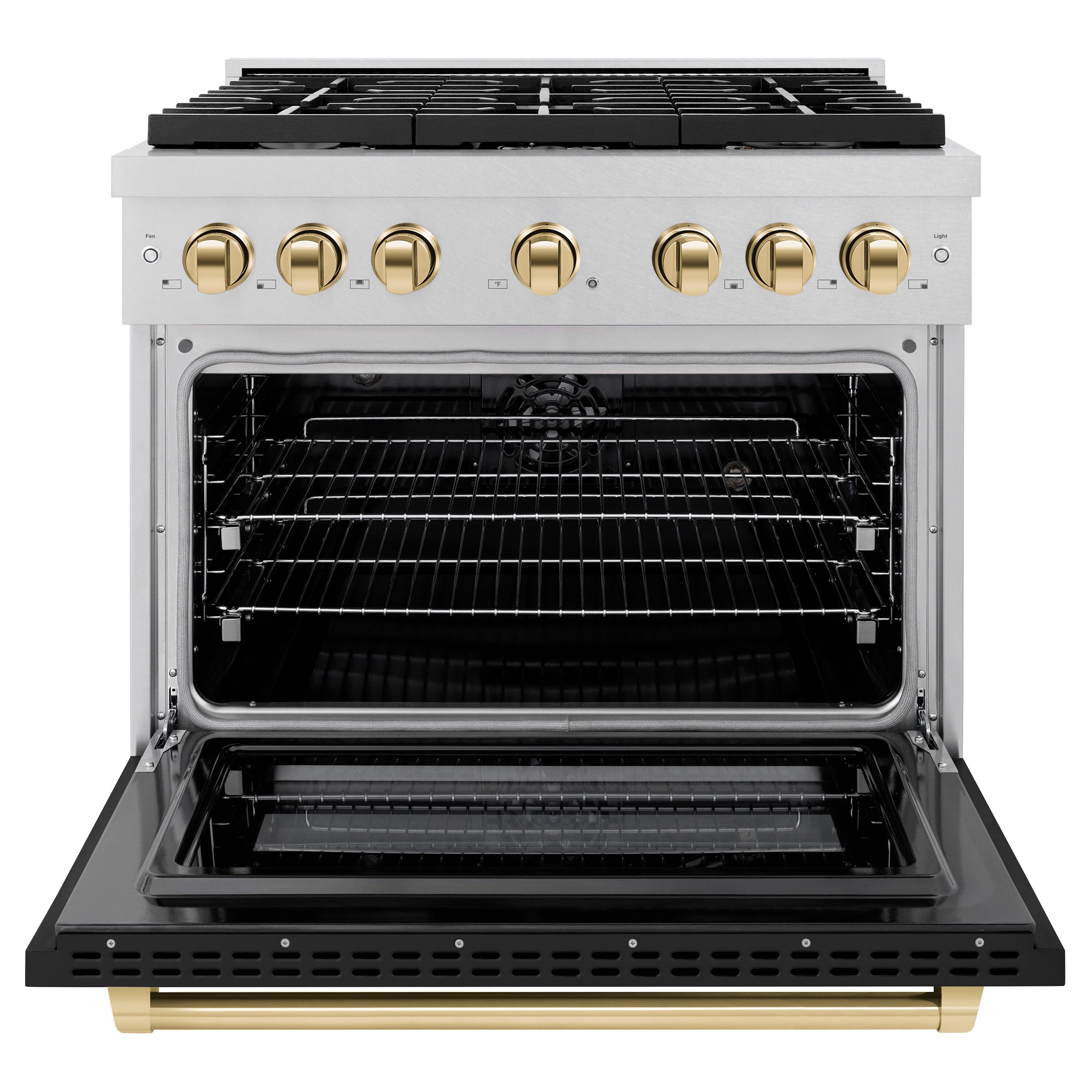 ZLINE KITCHEN & BATH SDRSZ-BLM-36-G Dual-Fuel-Ranges - View #3