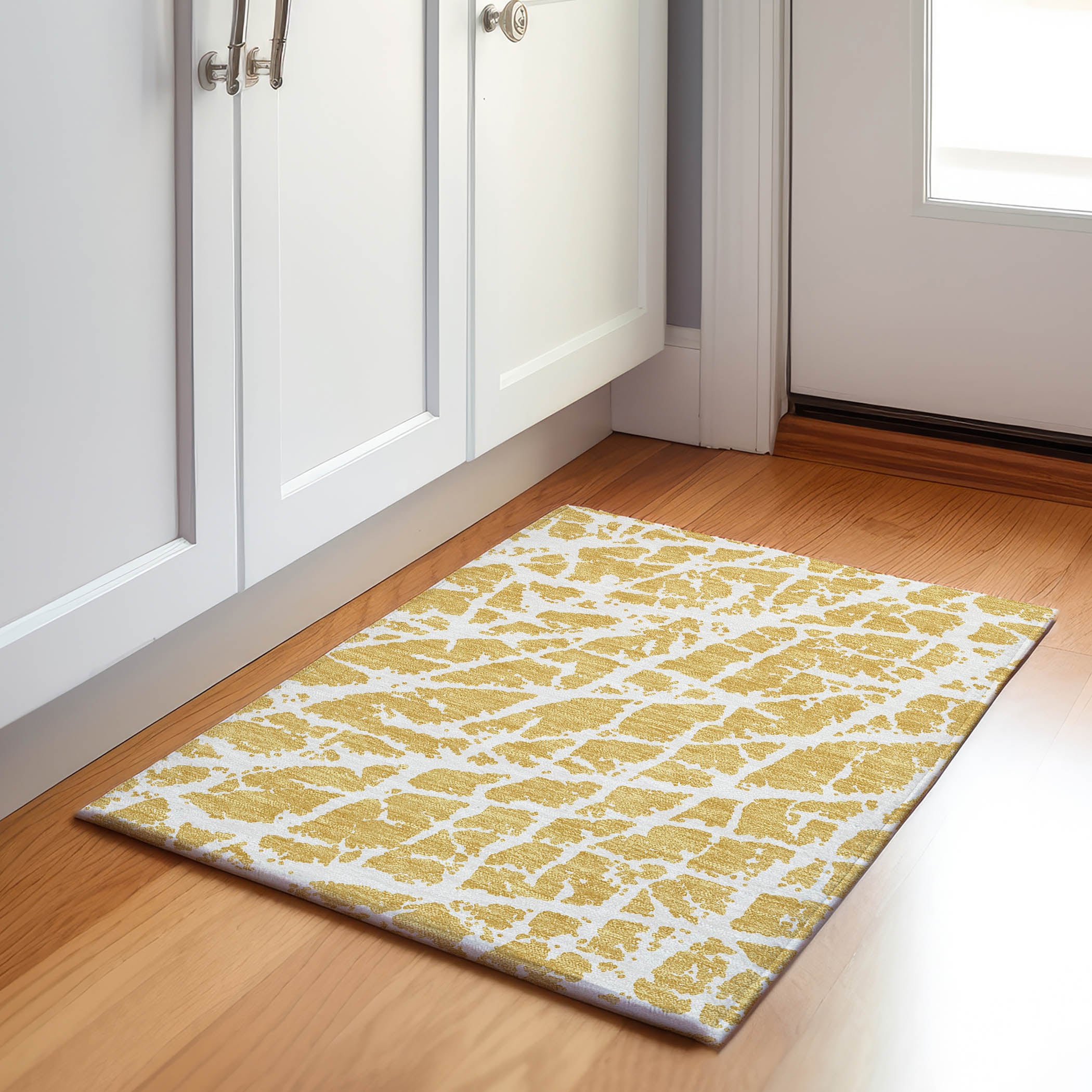 Addison Rugs AMF513BN8X10 Mayfield AMF513BN 8 x 10 (ft) Loomed Polyester Burgundy Rectangular Indoor Abstract Machine washable Area rug