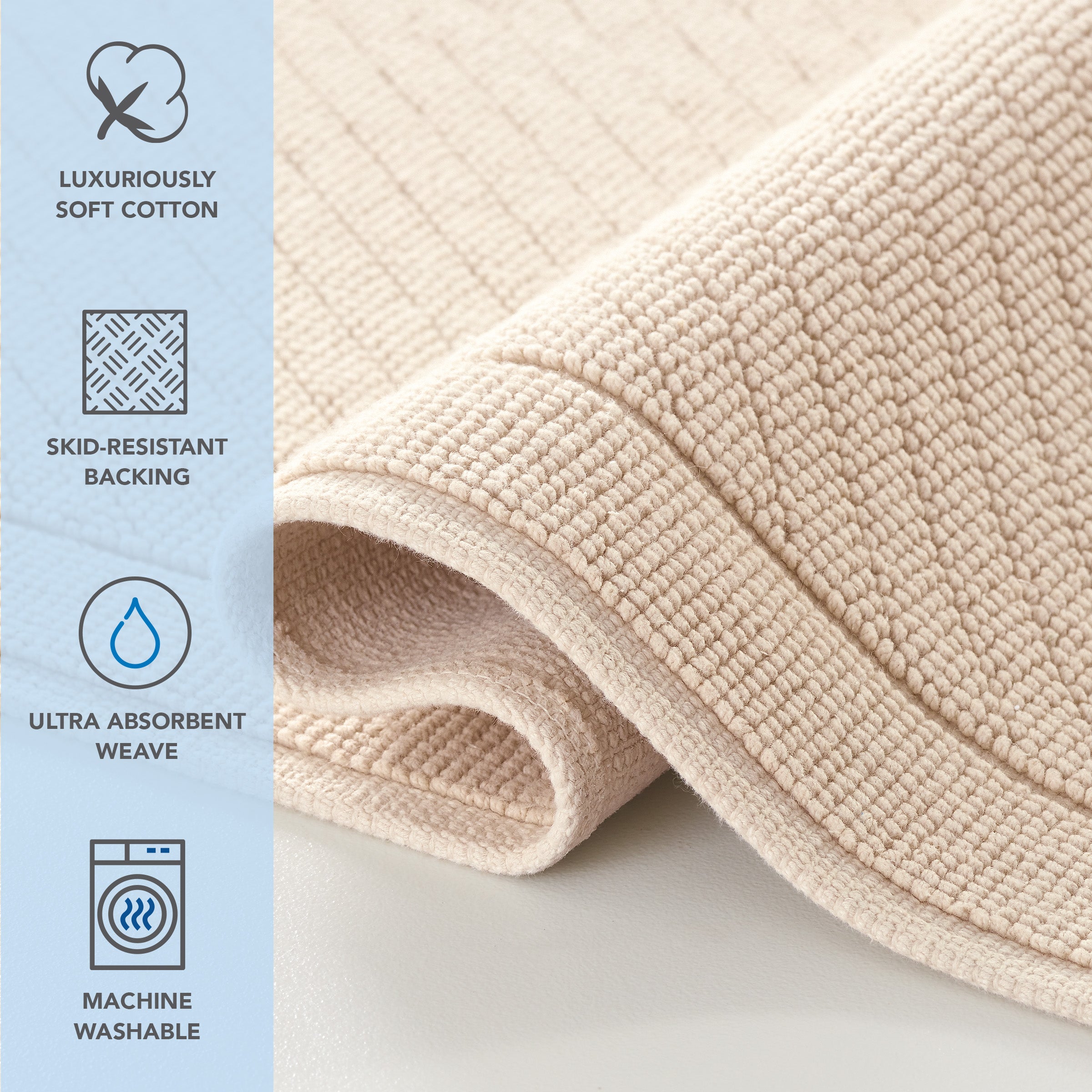 Arkwright Home P-HH-BM-2060-BG Bath-Rugs - View #4