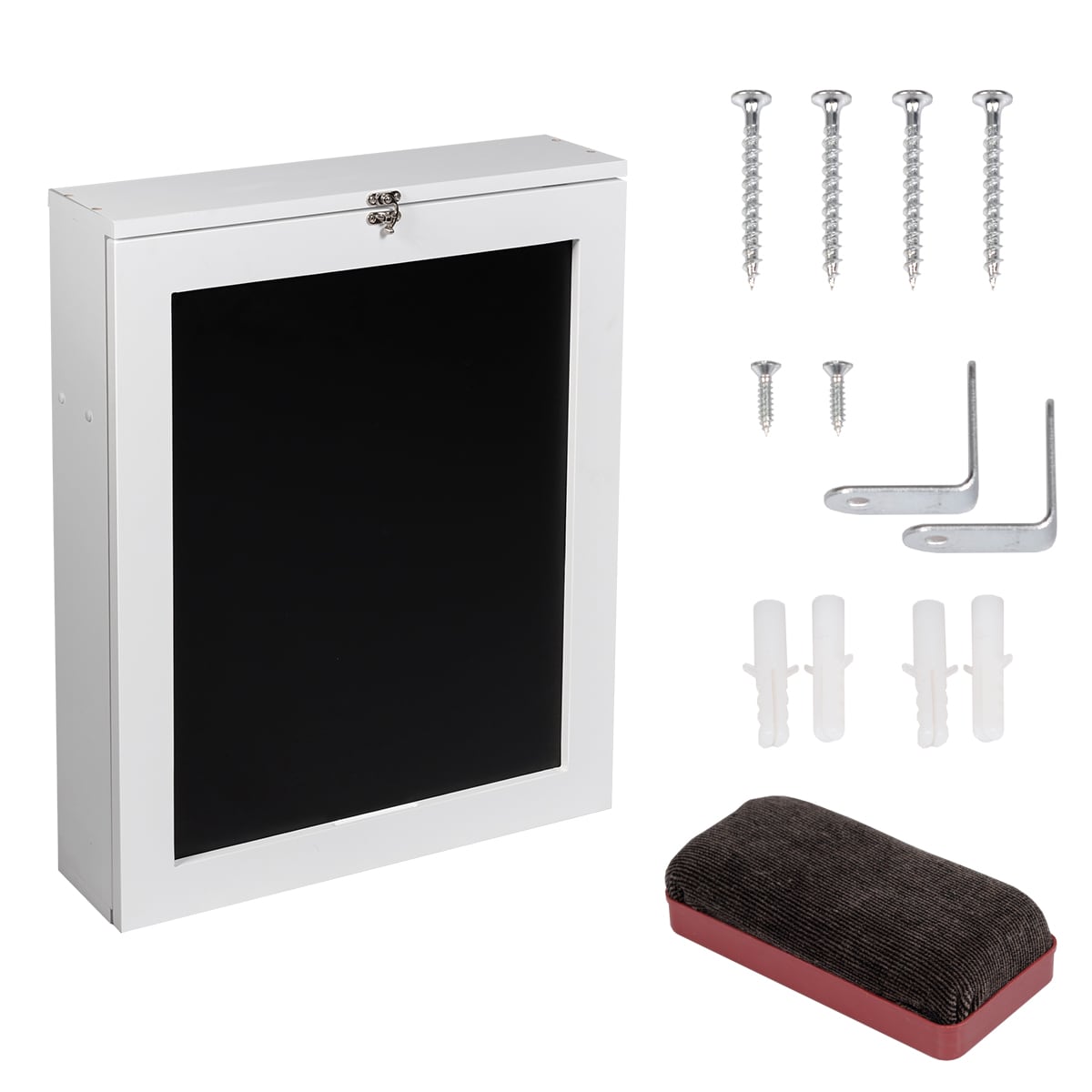 Costway HW55462WH Wall-Mounted-Shelving - View #3