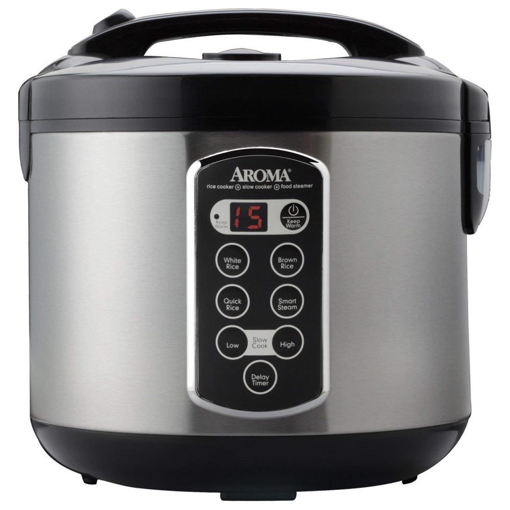 Aroma 20Cup Digital Rice Cooker and Steamer 