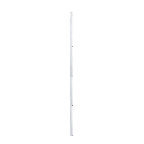 Rubbermaid FastTrack White Shelving Upright (Common: 0.875-in x 81.25-in x  1-in; Actual: 0.875-in x 81.25-in x 1-in) in the Wire Closet Hardware  department at