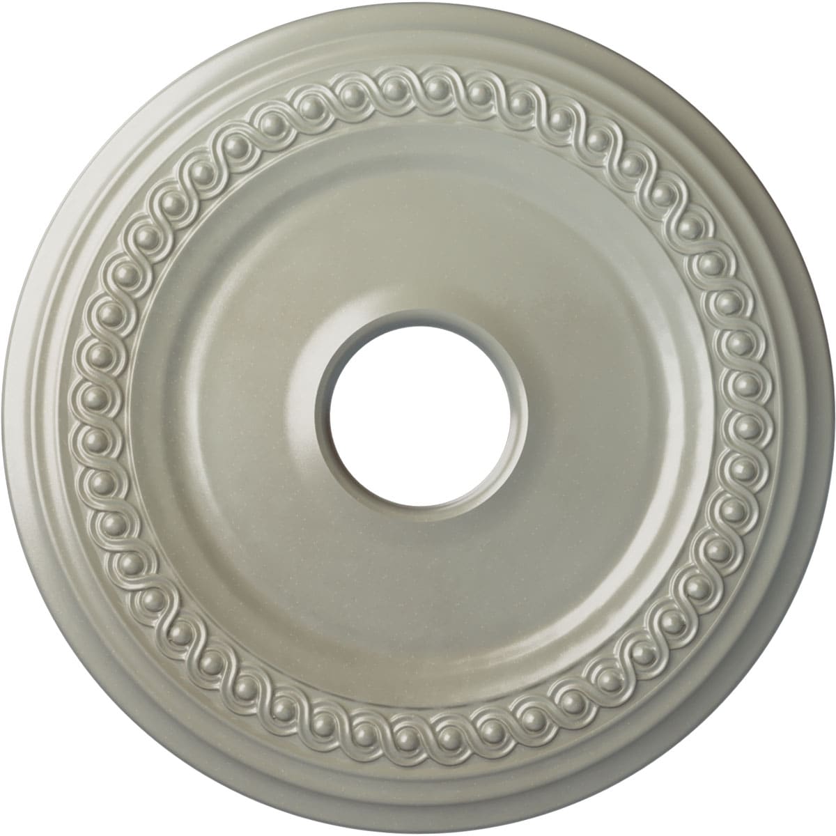 Ekena Millwork CM19CLFCS Classic 18.625-in W x 18.625-in L Painted Flash Copper Polyurethane Whole Ceiling Medallion