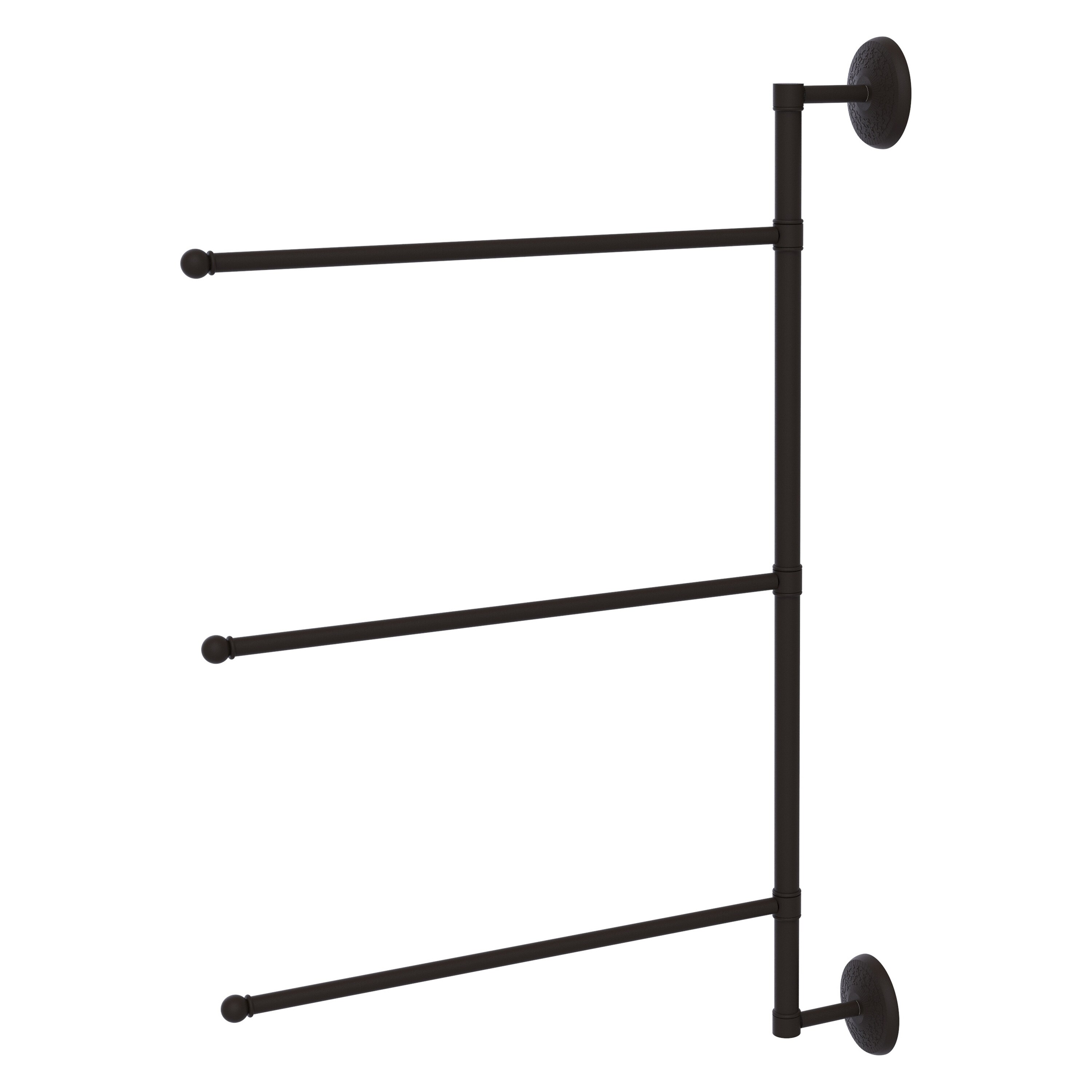 Allied Brass PMC-27/3/16/28-ORB Prestige Monte Carlo 28-in Oil-rubbed bronze Wall mount Single Towel Bar