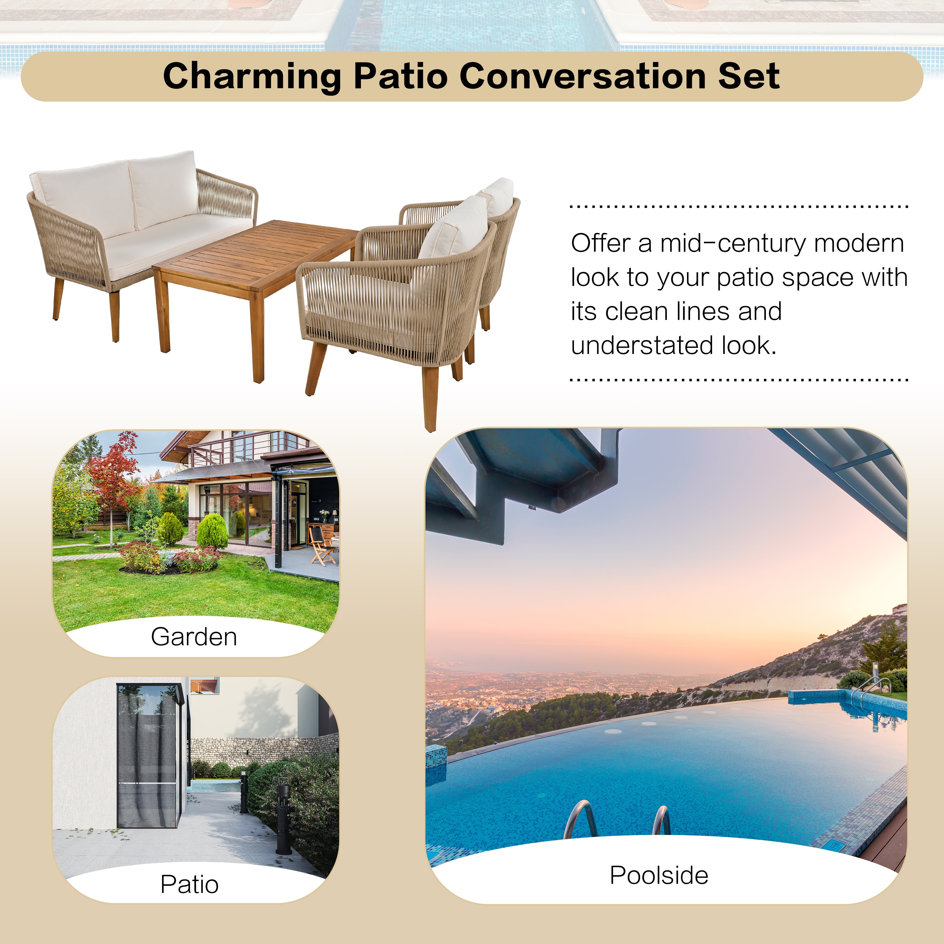 ModernLuxe L-TM000004AAA Patio-Conversation-Sets - View #3