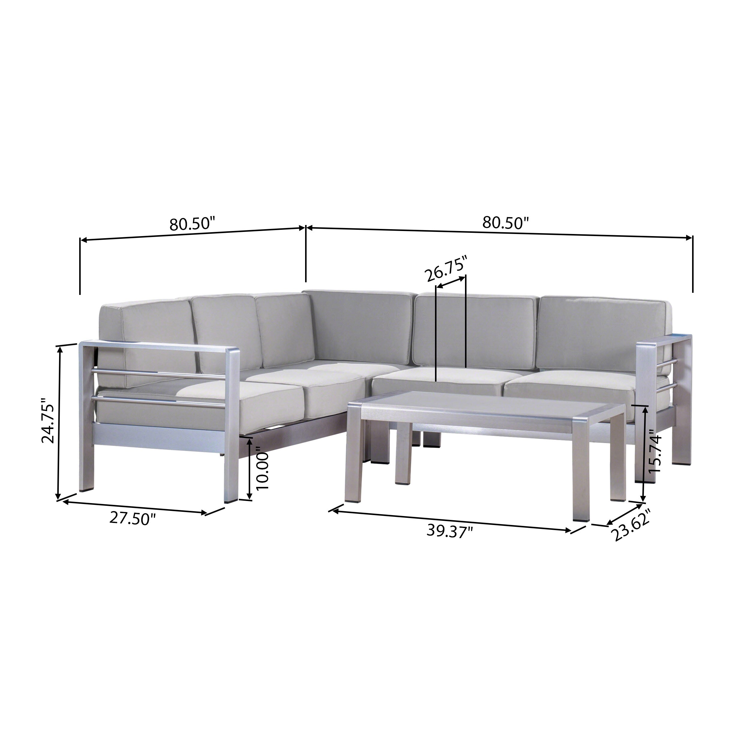 Christopher Knight Home 304369 Patio-Sofas-Daybeds - View #3