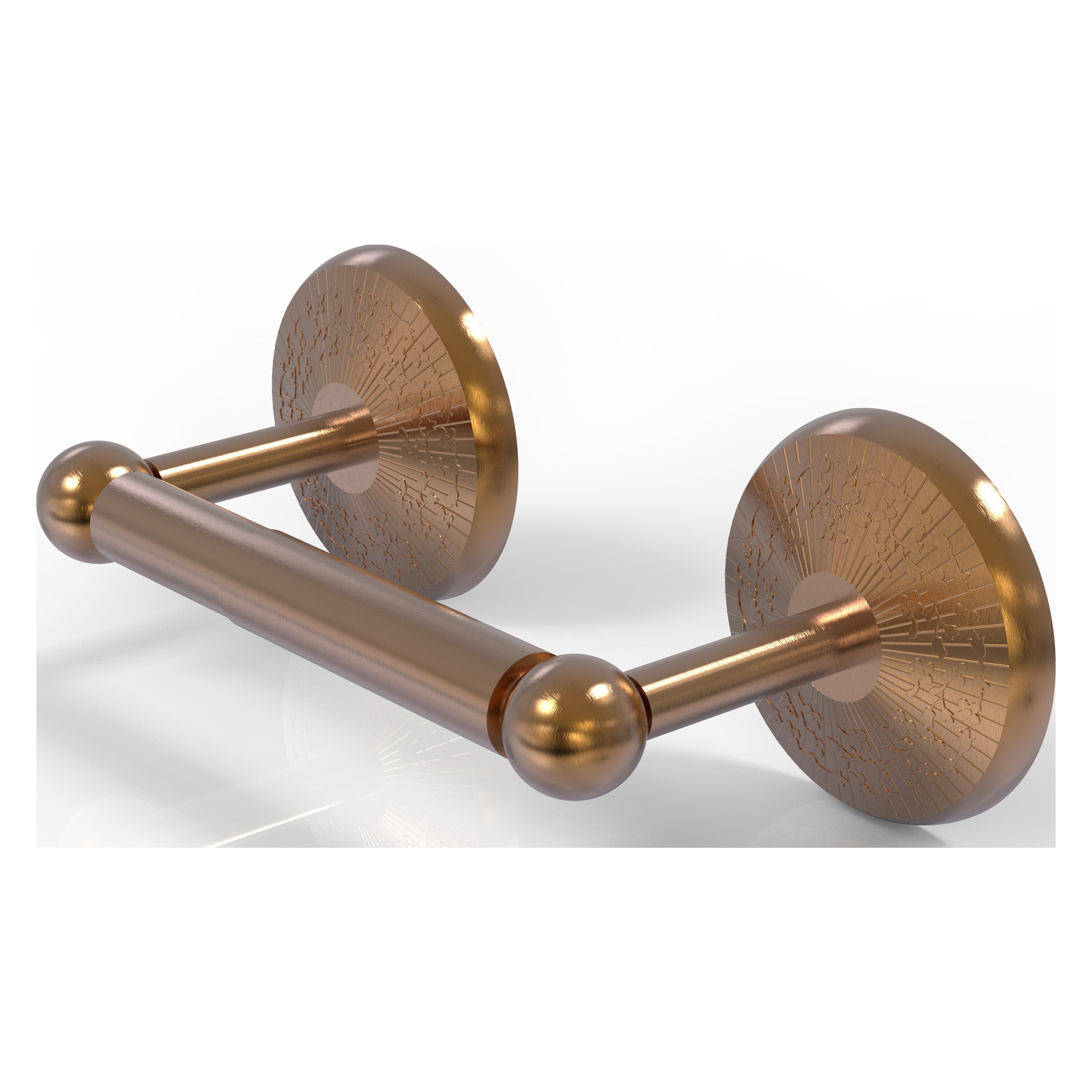 Allied Brass PMC-24-BBR Prestige Monte Carlo Brushed Bronze Wall mount Double post Toilet Paper Holder 1 -Rolls with Storage