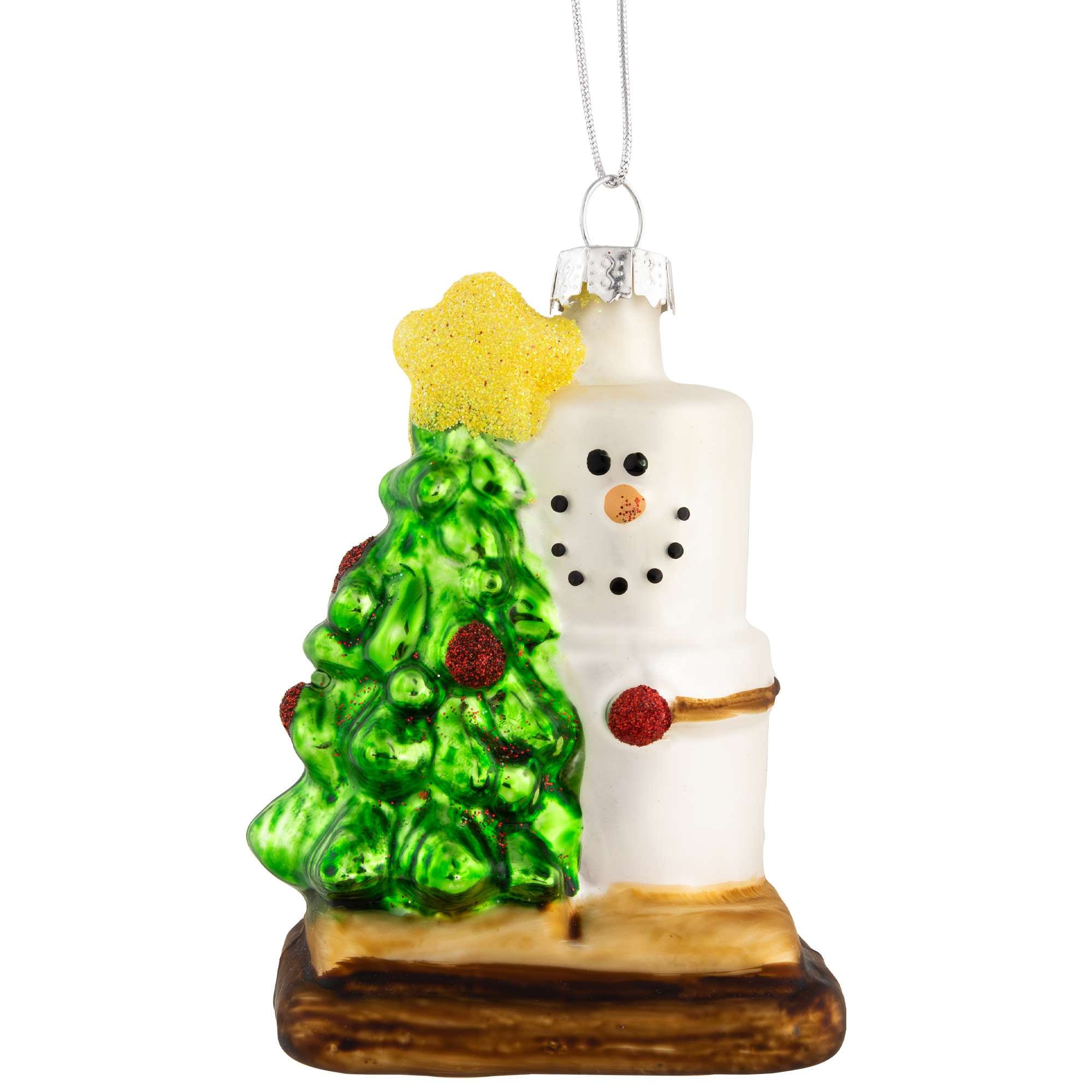Northlight Smore with Tree Glass Christmas Ornament - 3.25 inch in the ...