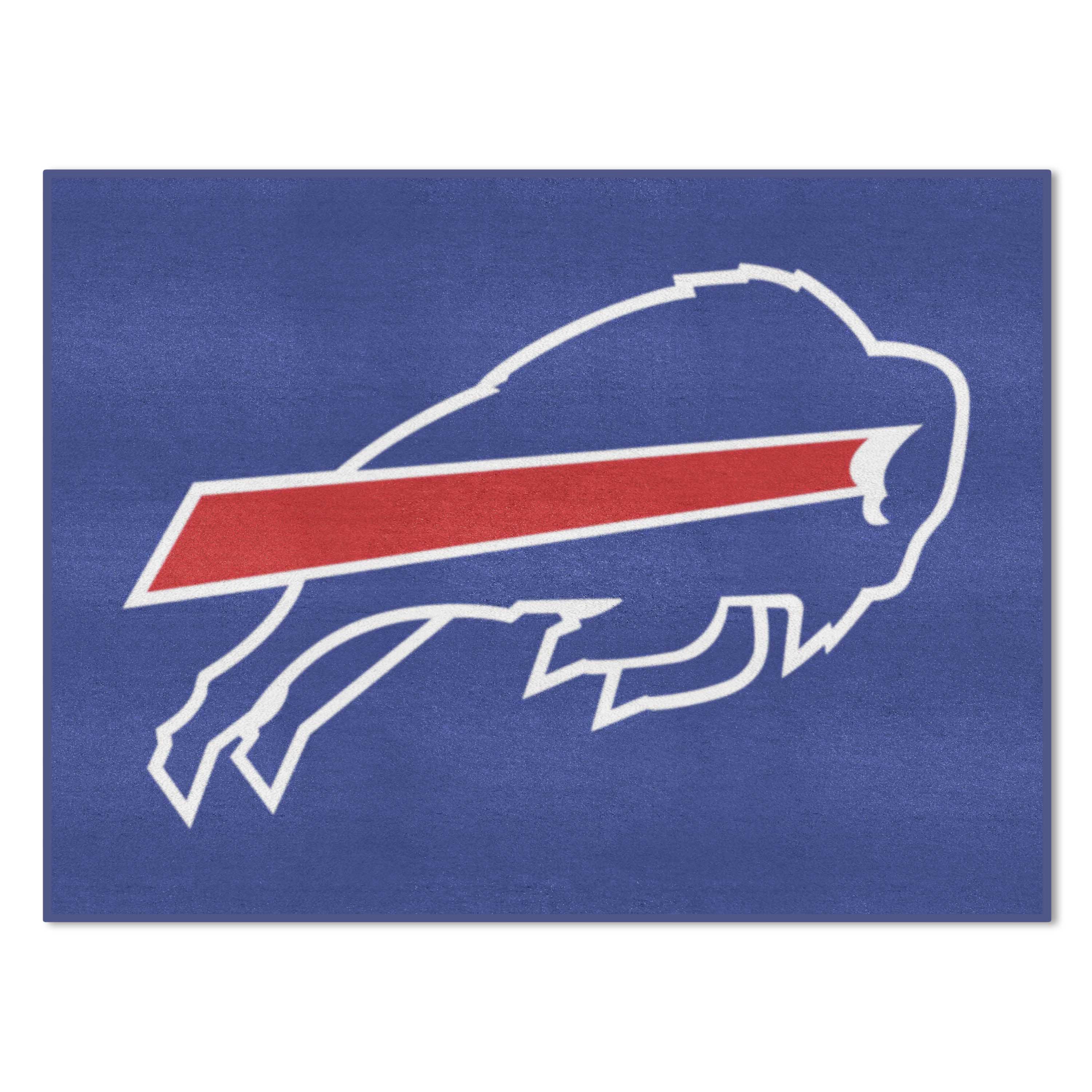 FANMATS 28720 NFL All-Star mat 3 x 4 (ft) Tufted Nylon Blue Rectangular Indoor Solid Area rug