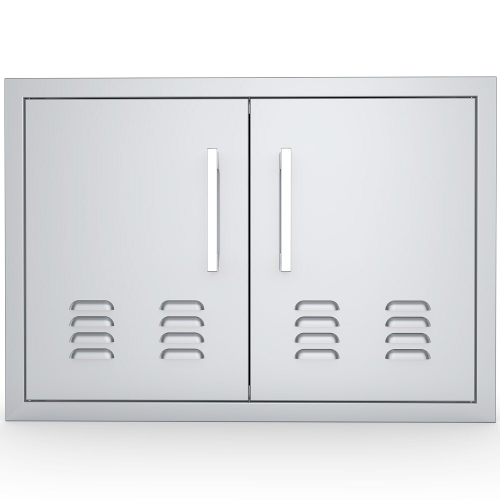 Sunstone BA-VDD30 Signature 30-in W x 21-in H x 3-in D Built-In Grill Cabinet Double doors