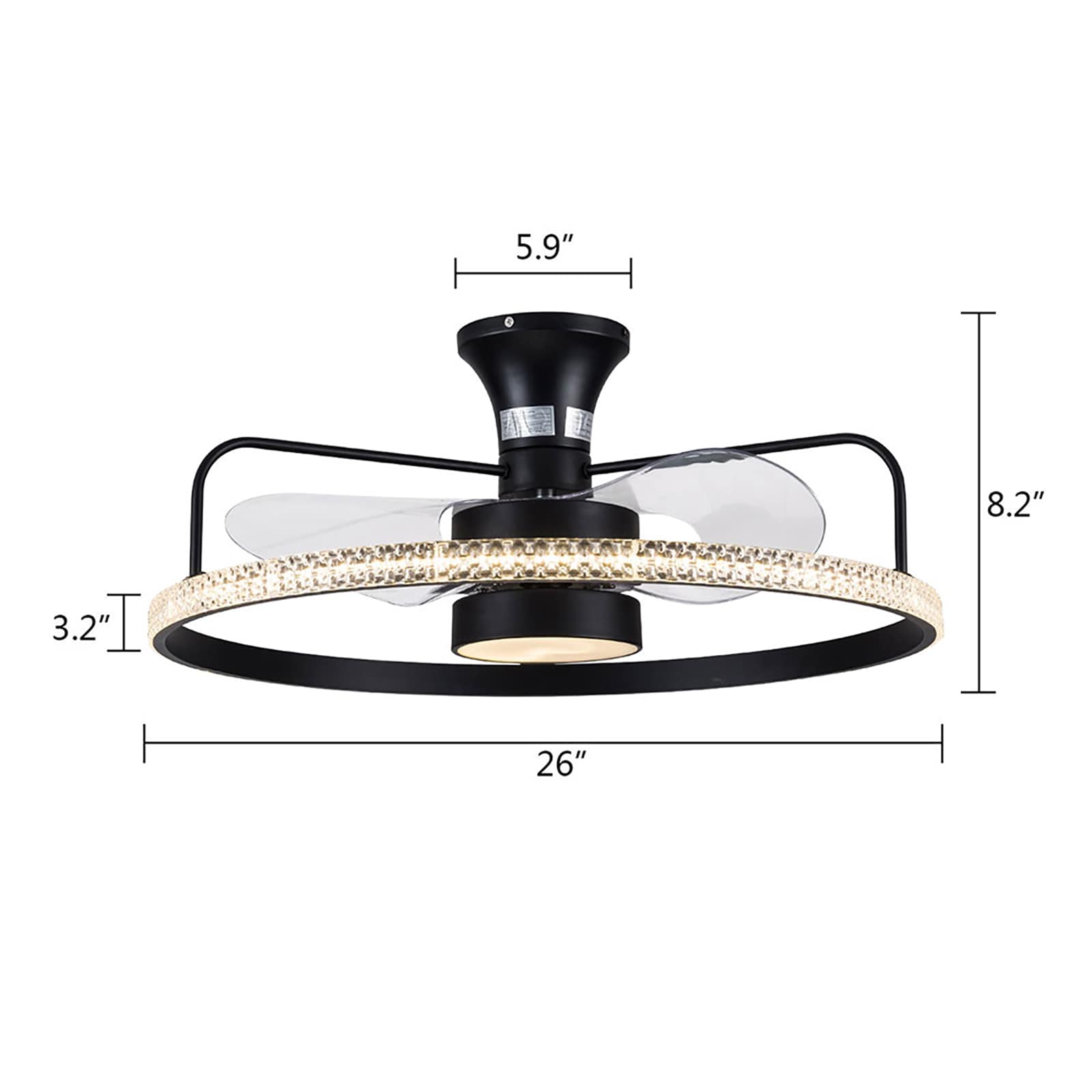 Oukaning HG-HCXLST-6393-US Ceiling-Fans - View #4