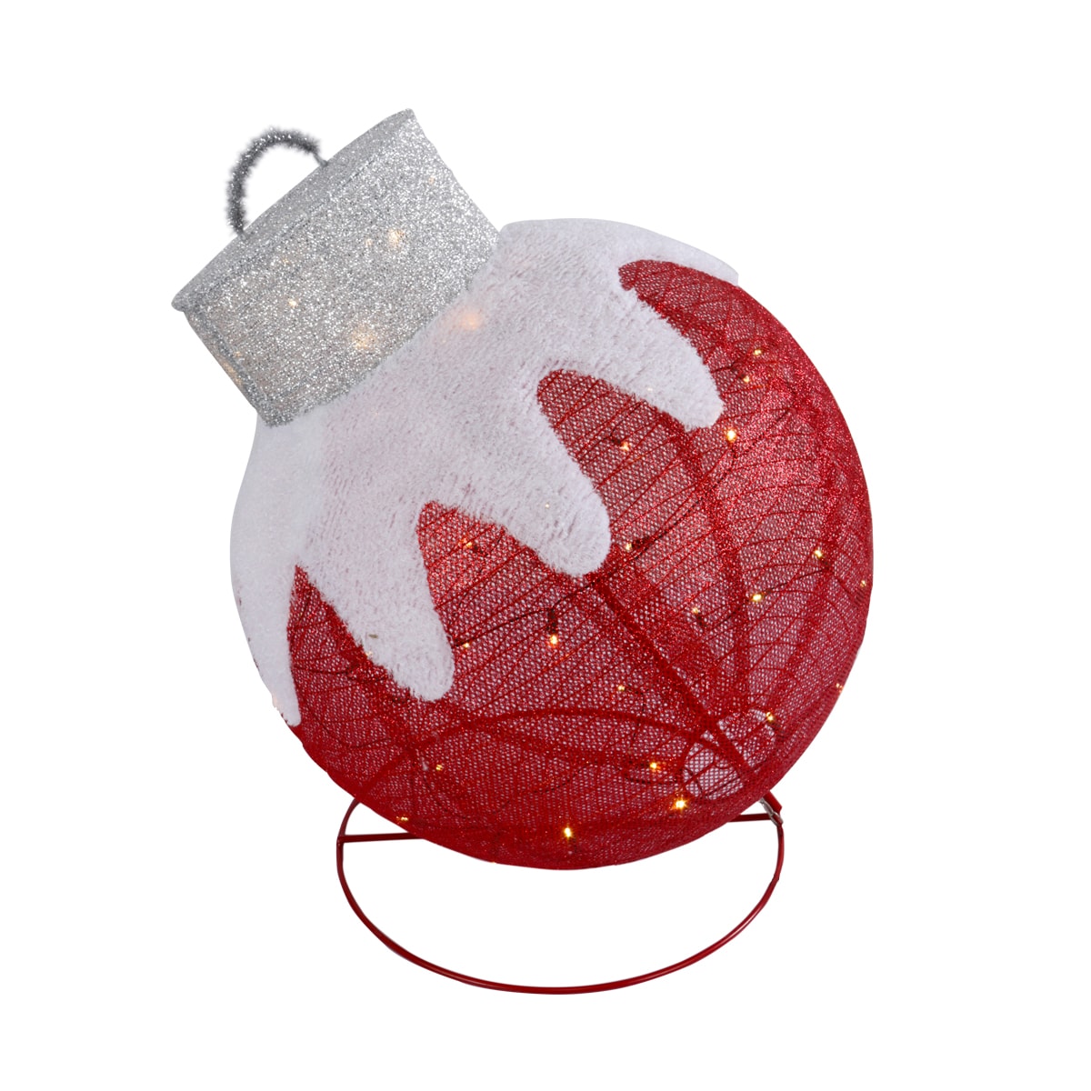 Holiday Living 30-in LED Pop Up Red Ornament in the Outdoor ...