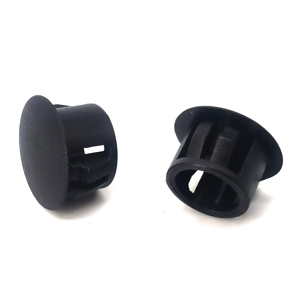 Etokfoks  Plastic Hole Plugs 50 Pack 1 2 in Bottom Diameter Elastic Buckle Design for Shelf Cabinet Closet and Bathroom Panels