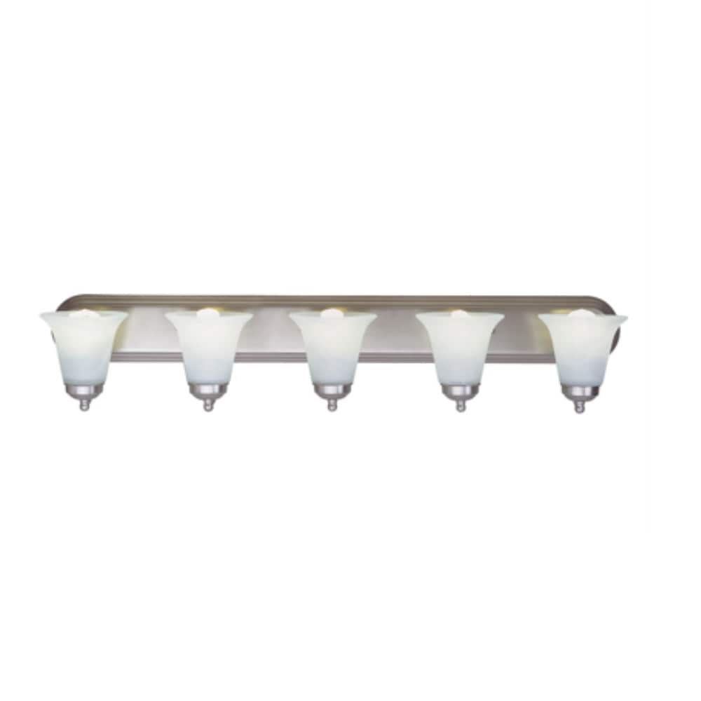 Trans Globe 3505 BN Rusty 38-in 5 -Light Multiple finishes Multiple colors Modern/contemporary Vanity light bar