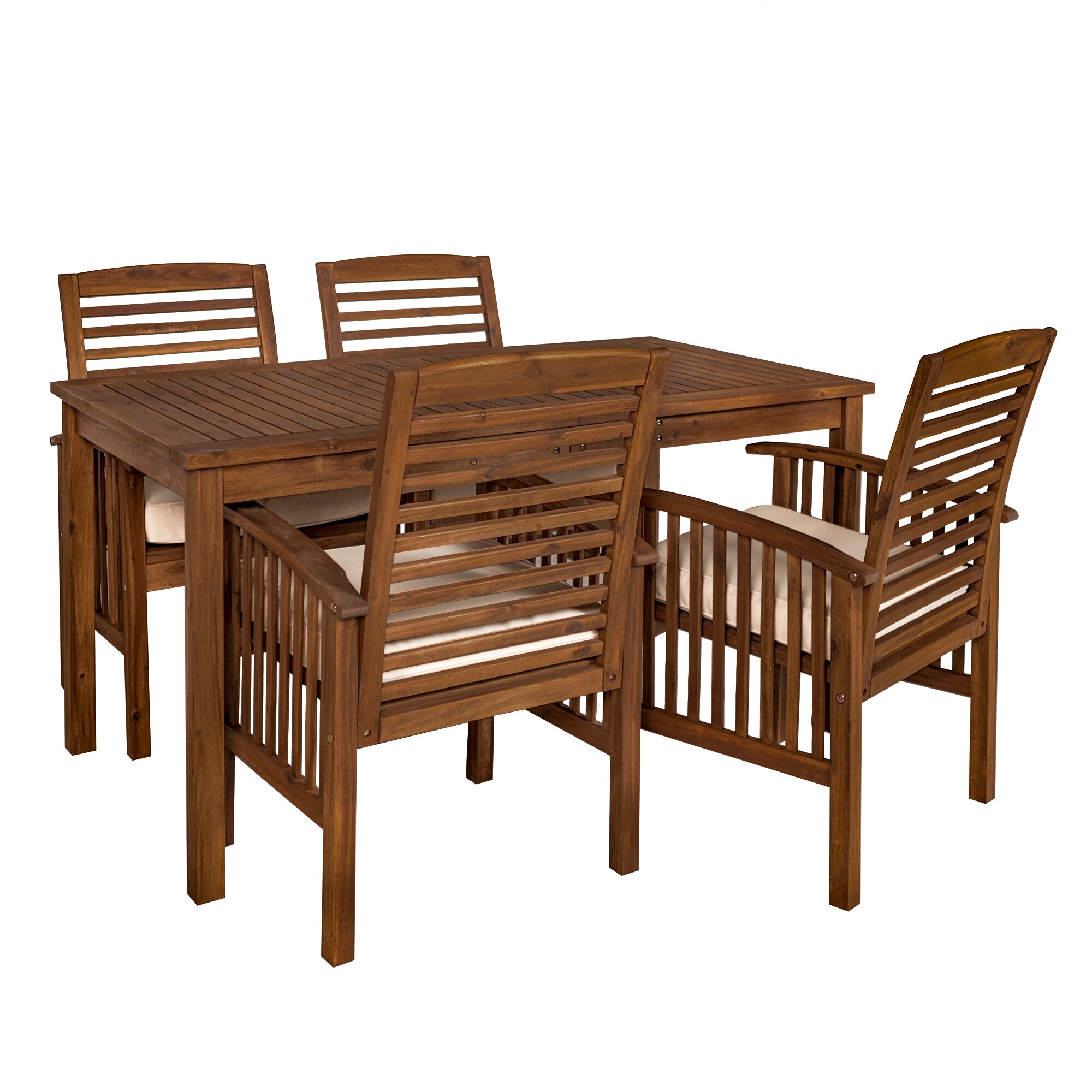 Walker Edison LWW5SDTDB Patio-Dining-Sets - View #7