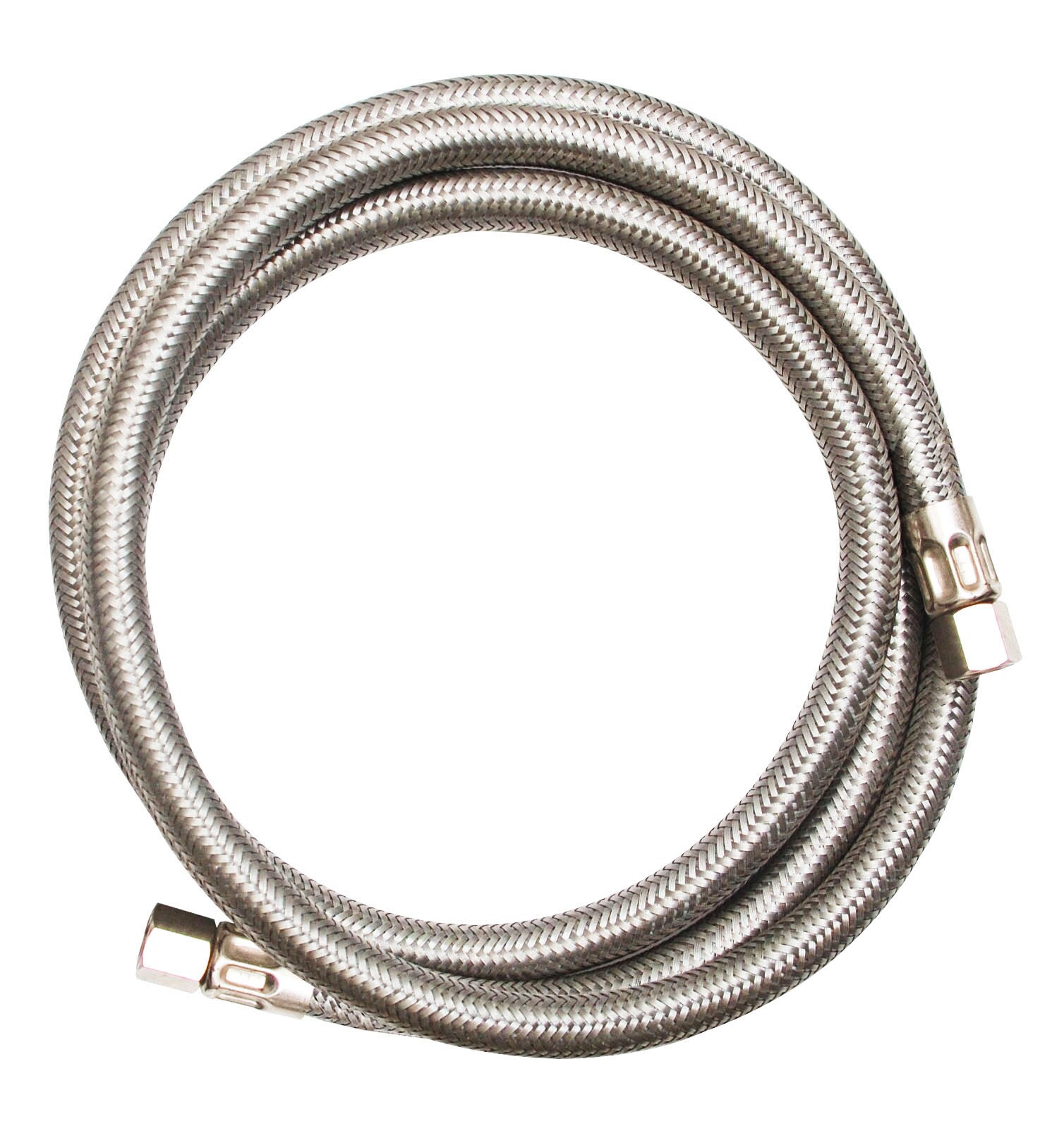 EASTMAN 10-ft 1/4-in Compression Inlet x 1/4-in Compression Outlet Stainless Steel Ice Maker Connector
