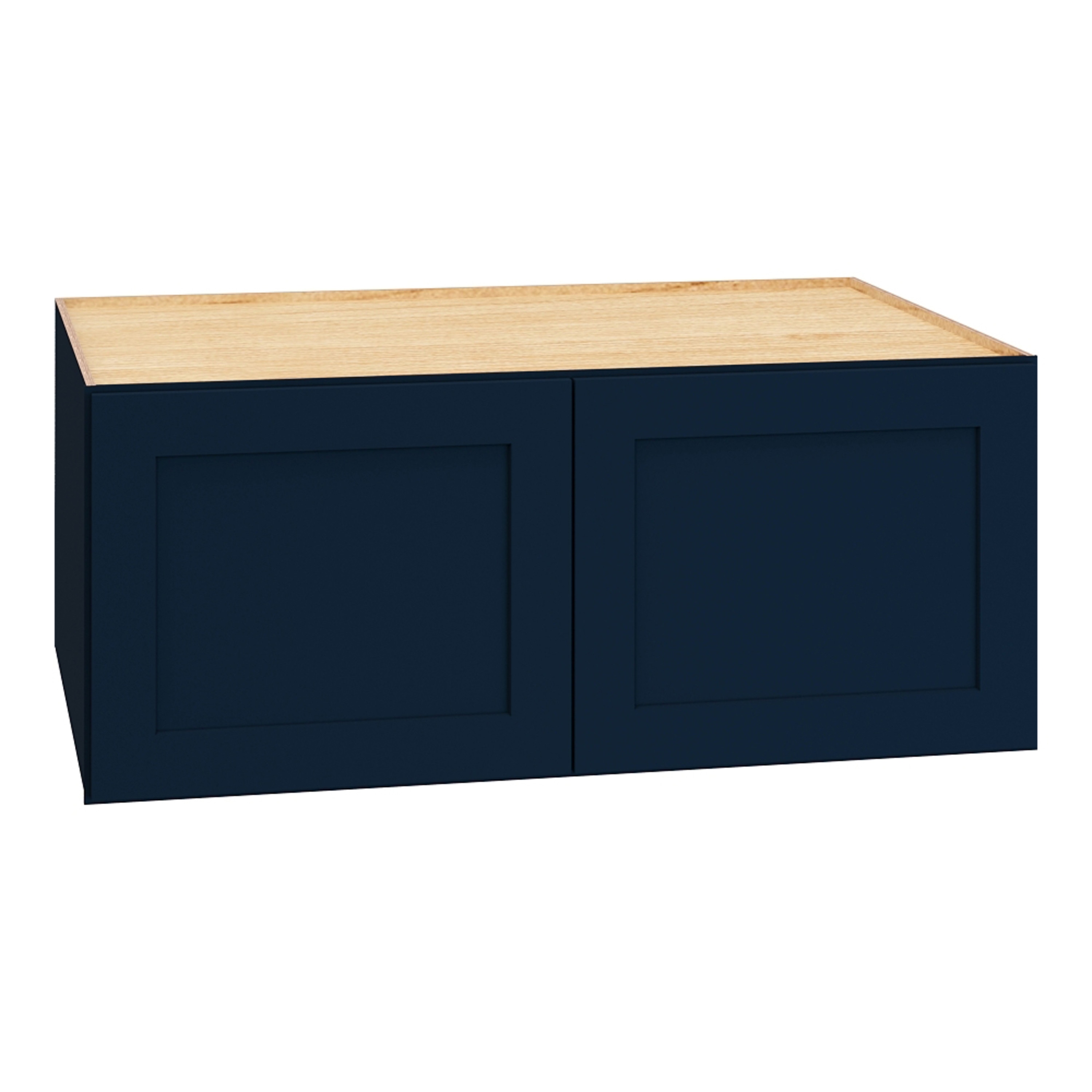 Diamond Express - Jamestown 36-in W x 15-in H x 24-in D Regatta Blue Painted Wall Fully Assembled...