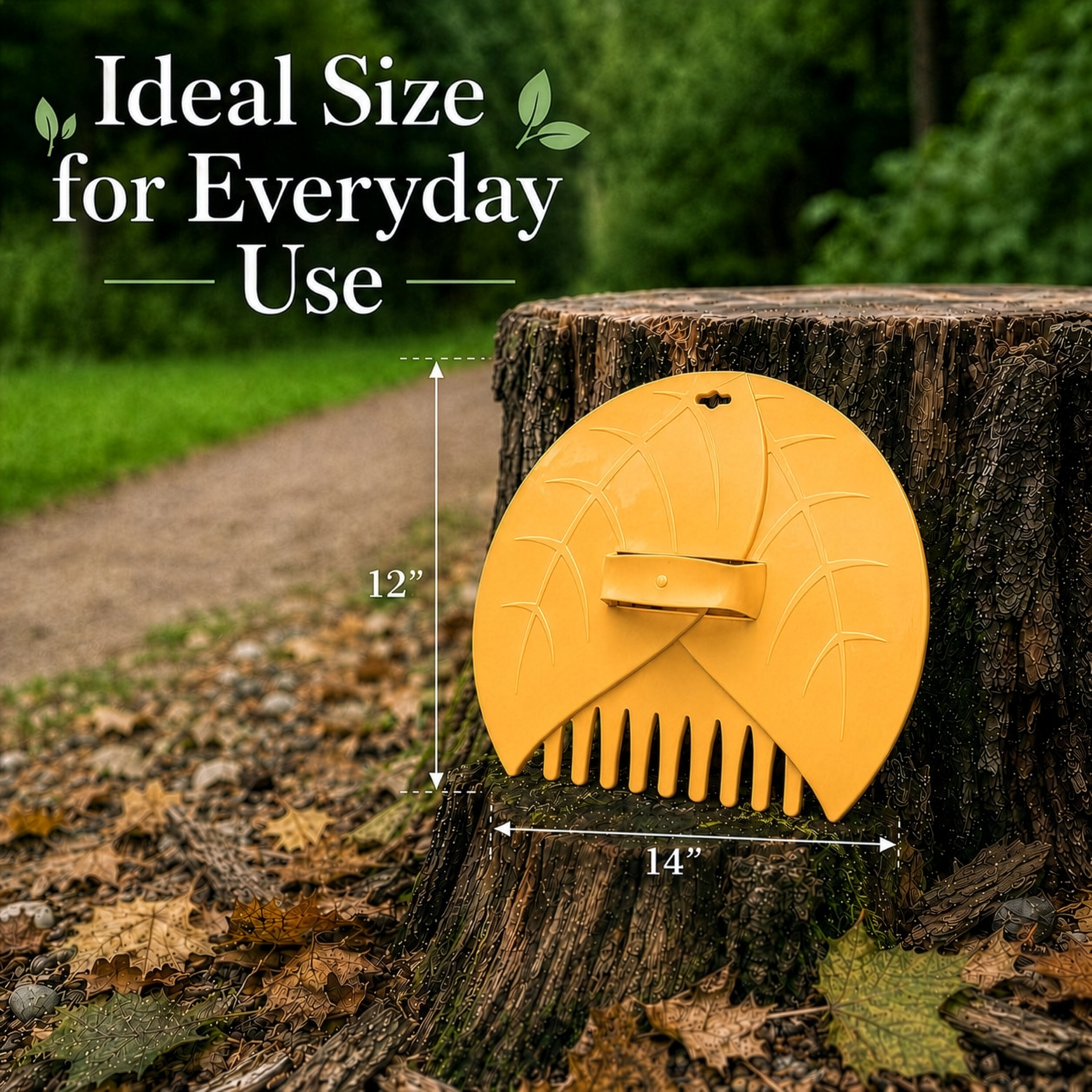 Gardenised QI003286.YL Garden-Rakes - View #3