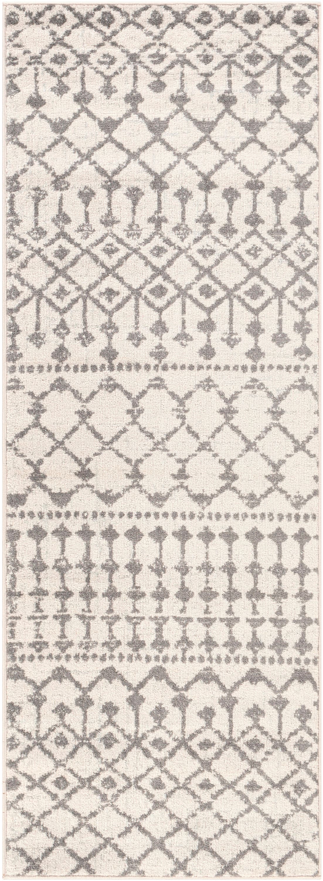Livabliss CHE2319-2773 Chester 3 x 8 (ft) Polypropylene Khaki Rectangular Indoor Medallion Global Area rug